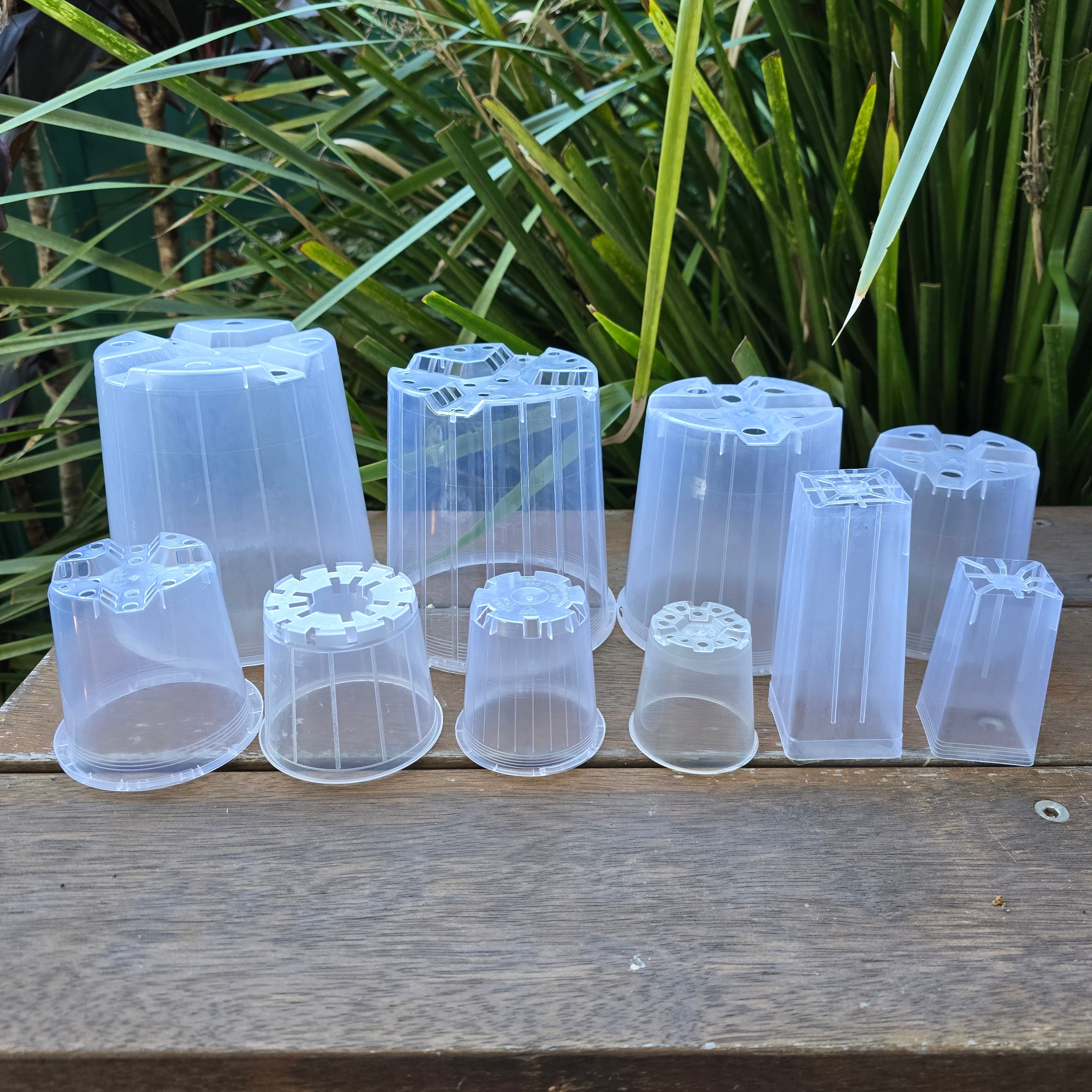 Clear Plant Pots 🌿10 sizes🌿