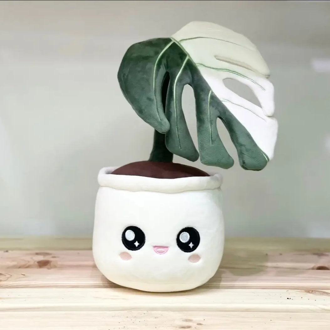 Kawaii Houseplant Keyrings, Plushies & Stickers