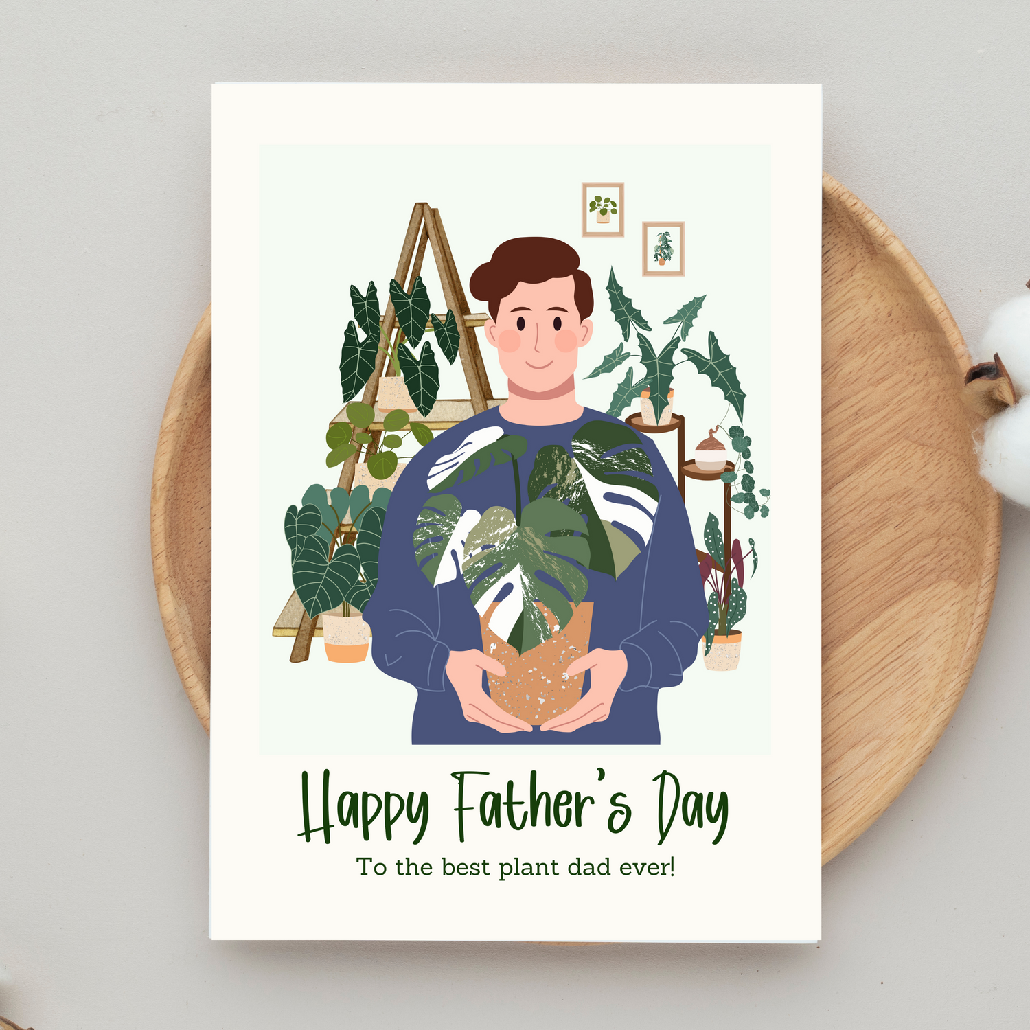 Plant collector Dad Father's Day Greeting Cards