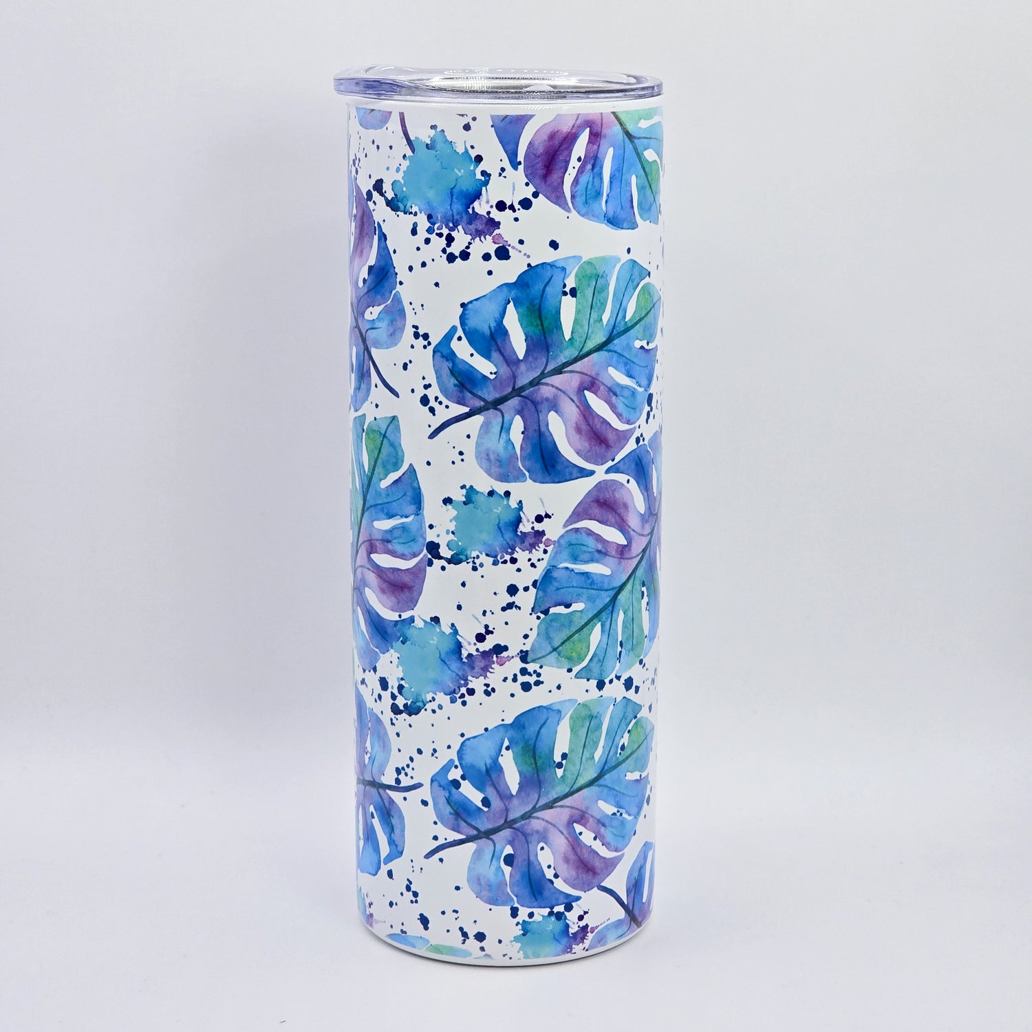 Watercolour Monstera Leaf 12oz/20oz Insulated Stainless Steel Tumbler
