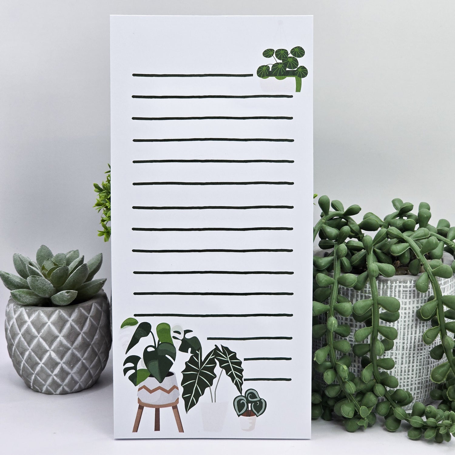 Rare Indoor Houseplants Magnetic Notepad