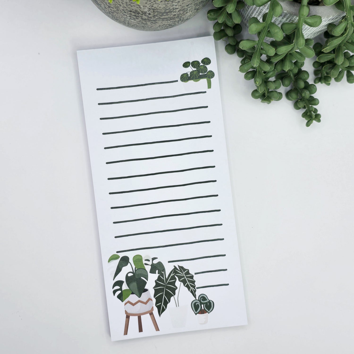 Rare Indoor Houseplants Magnetic Notepad