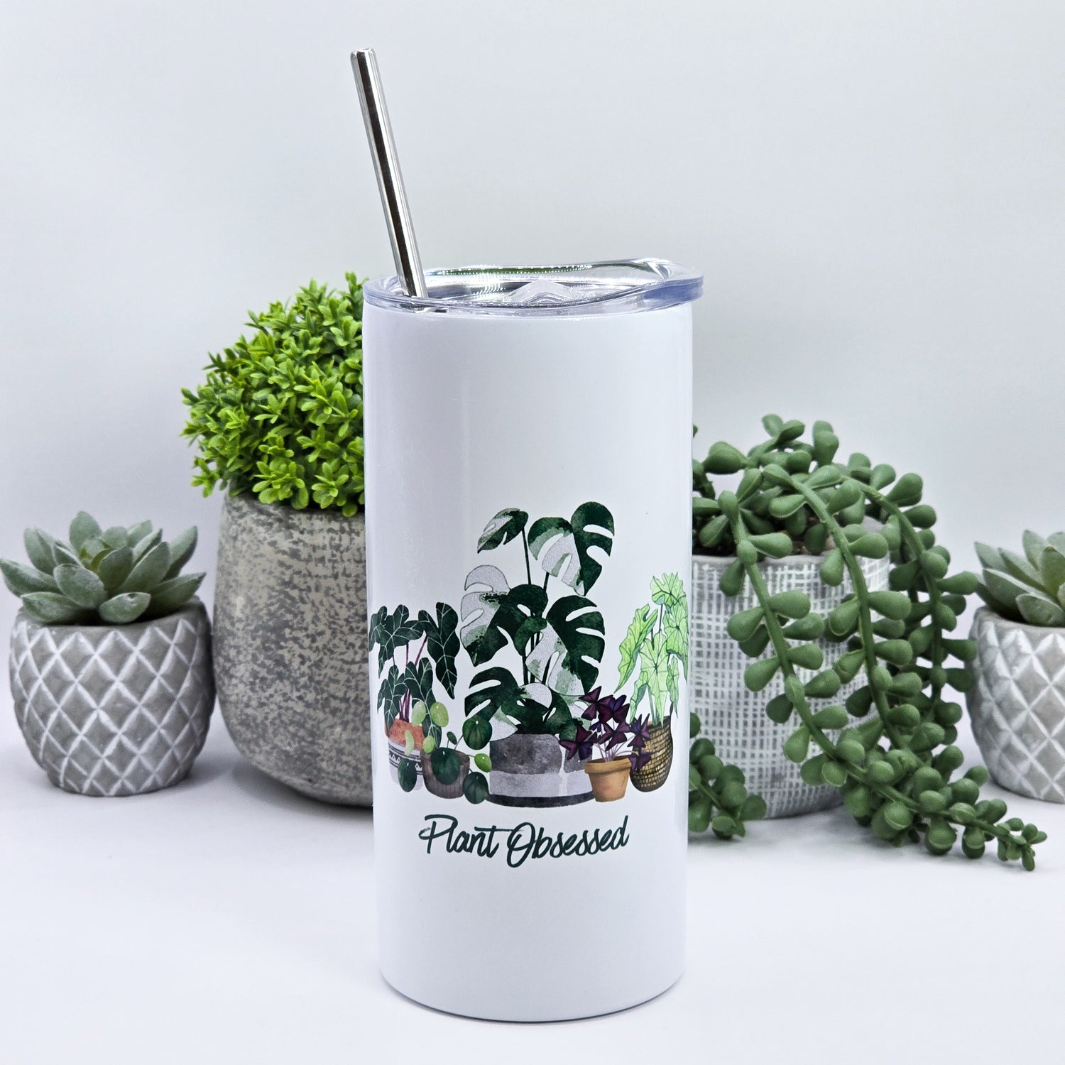 Plant Obsessed Rare Plants 12oz Insulated Stainless steel Tumbler