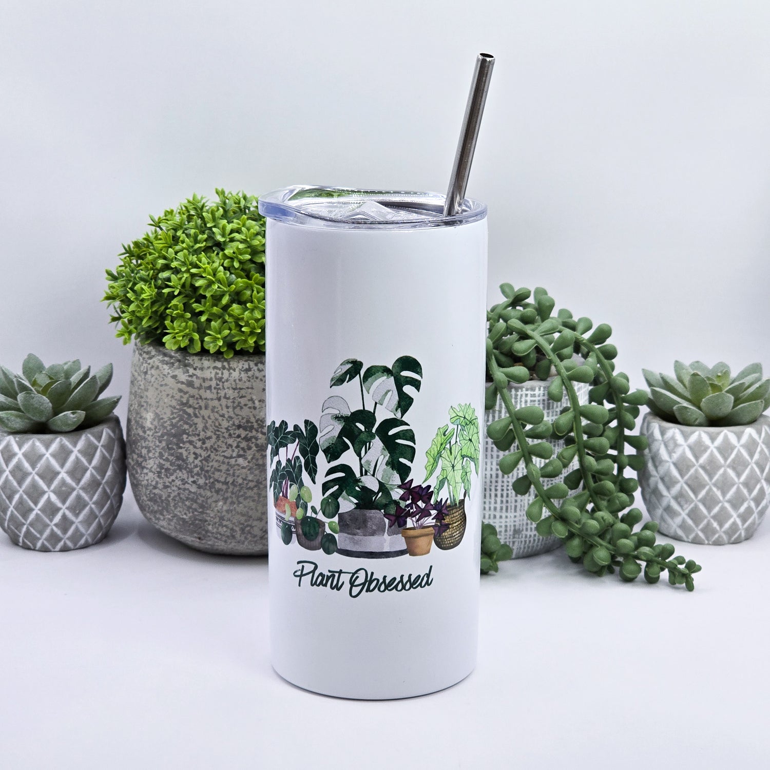 Plant Obsessed Rare Plants 12oz Insulated Stainless steel Tumbler