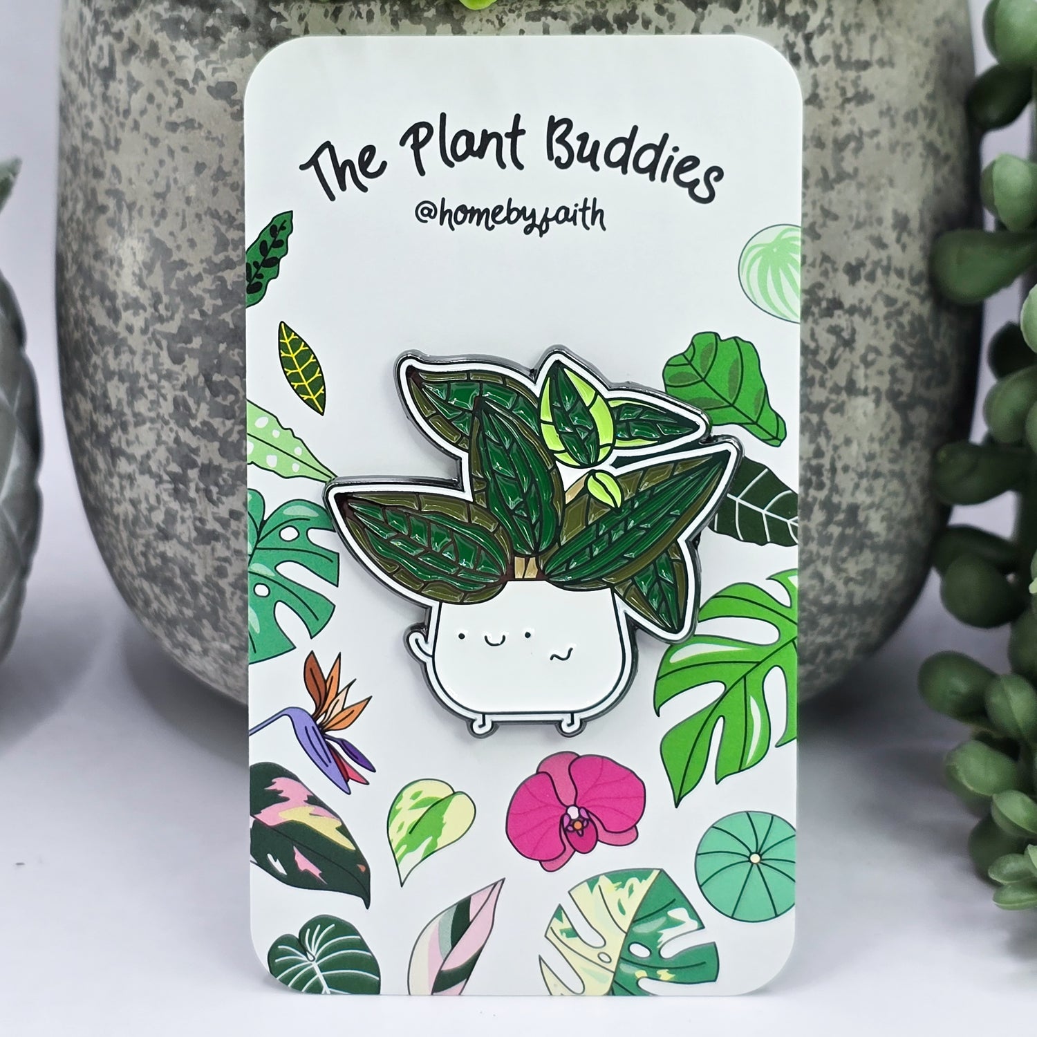 Hoya Plant Buddies Houseplant Enamel Pin