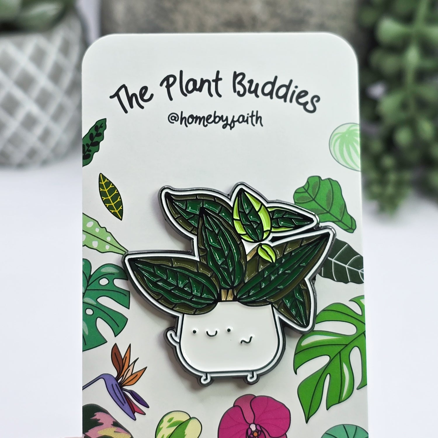 Hoya Plant Buddies Houseplant Enamel Pin