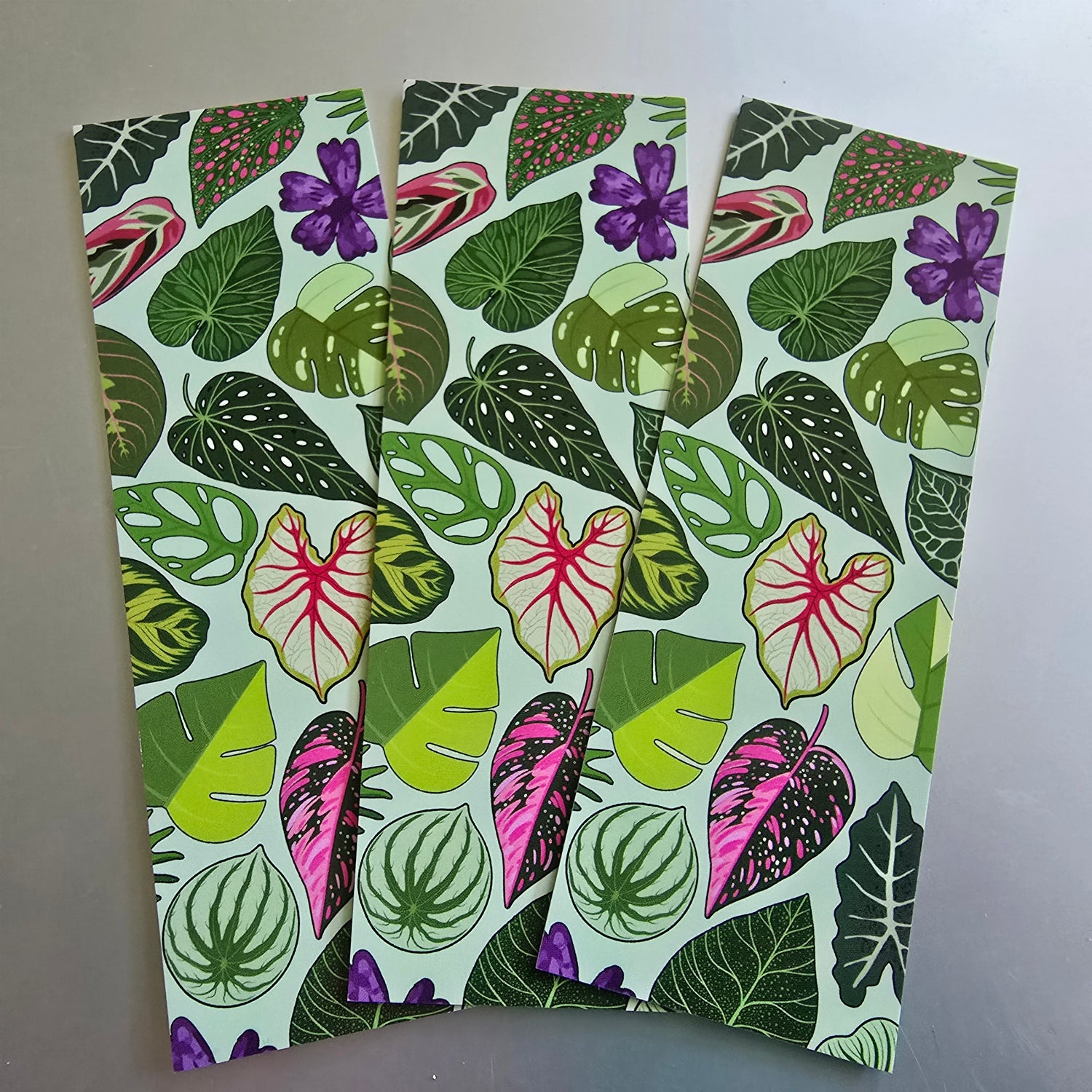 My Plantasy/ aroid confetti planty bookmark