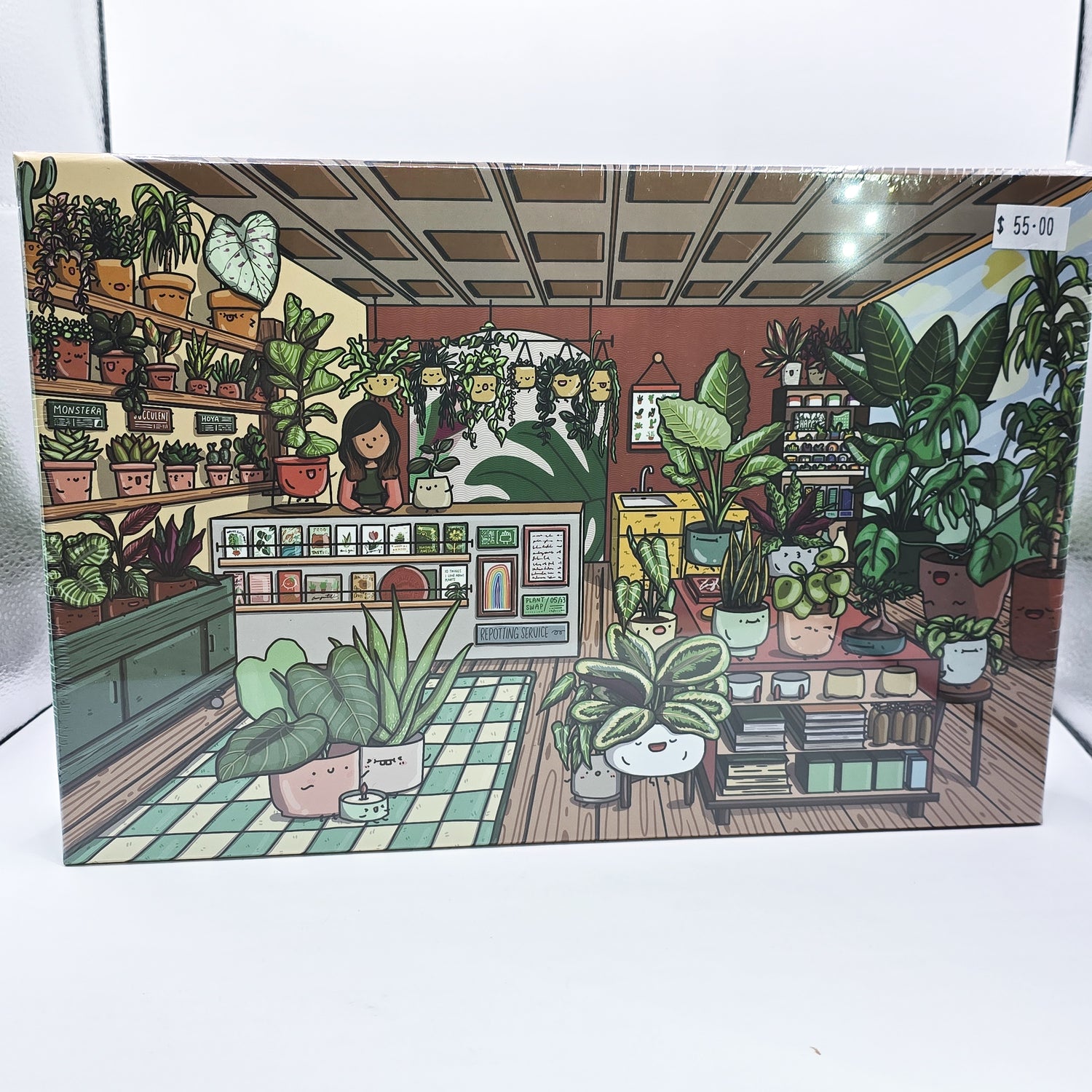 1000 Piece Kawaii Plant Shop Houseplants Jigsaw Puzzle