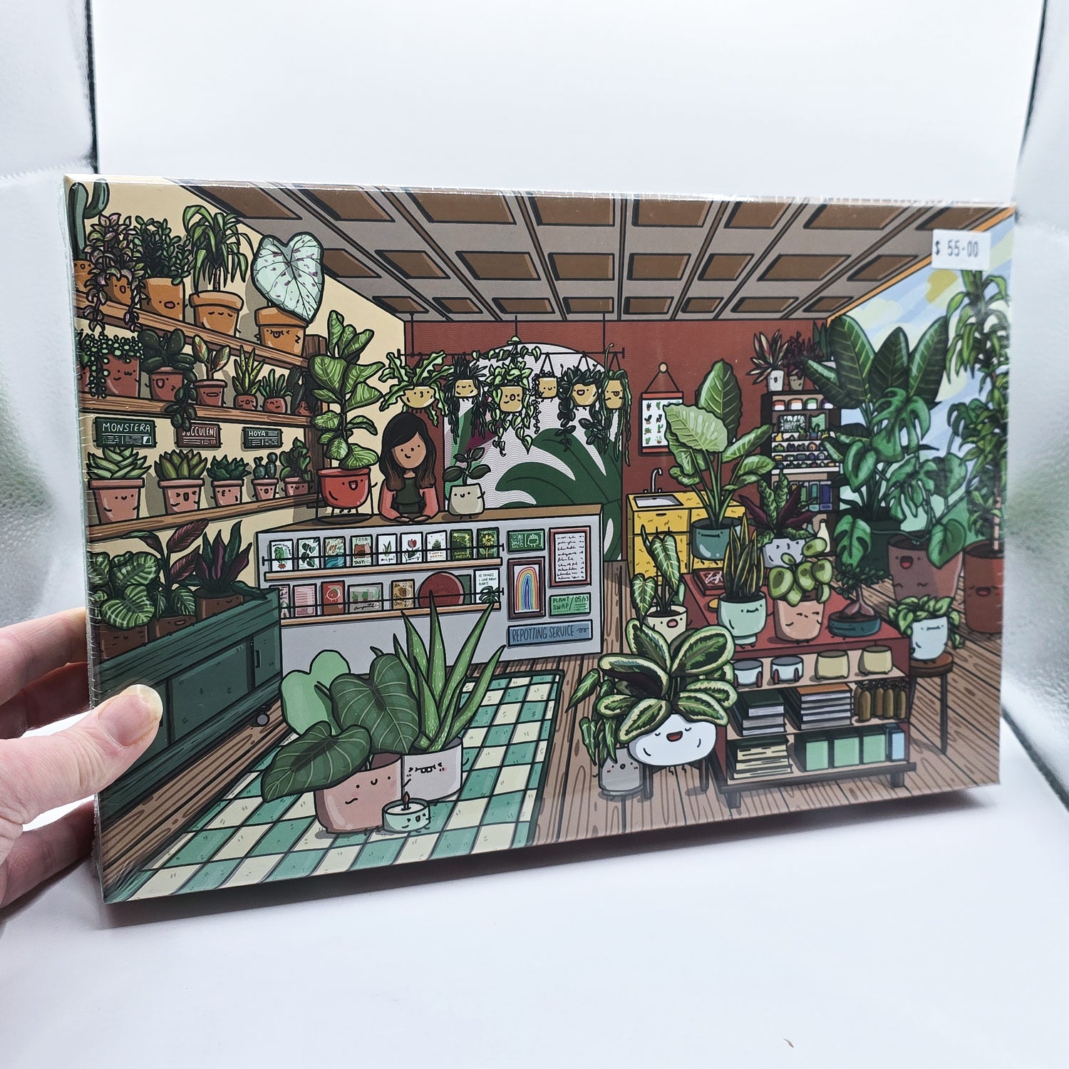 1000 Piece Kawaii Plant Shop Houseplants Jigsaw Puzzle