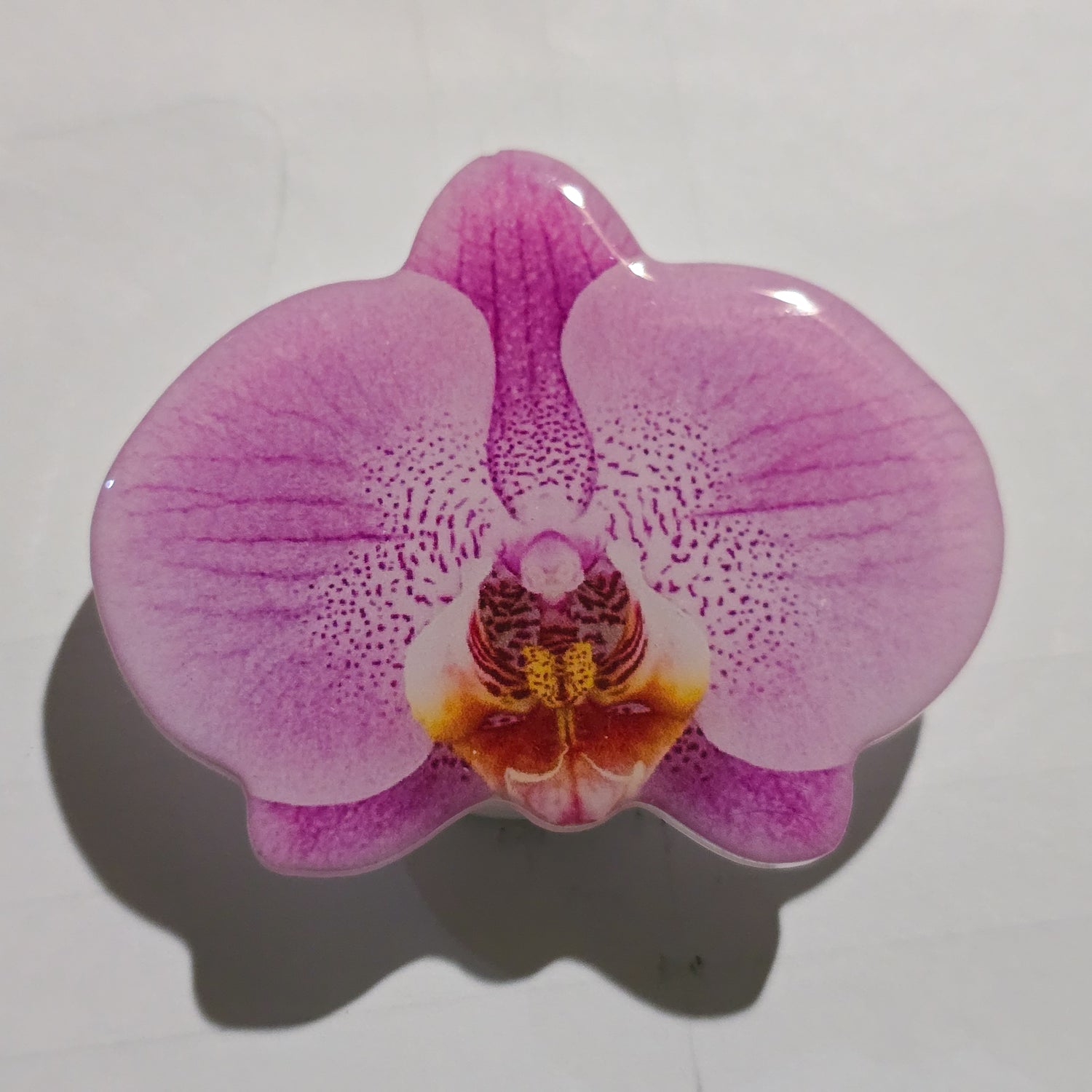 Pale Pink Orchid Mobile Phone Grip