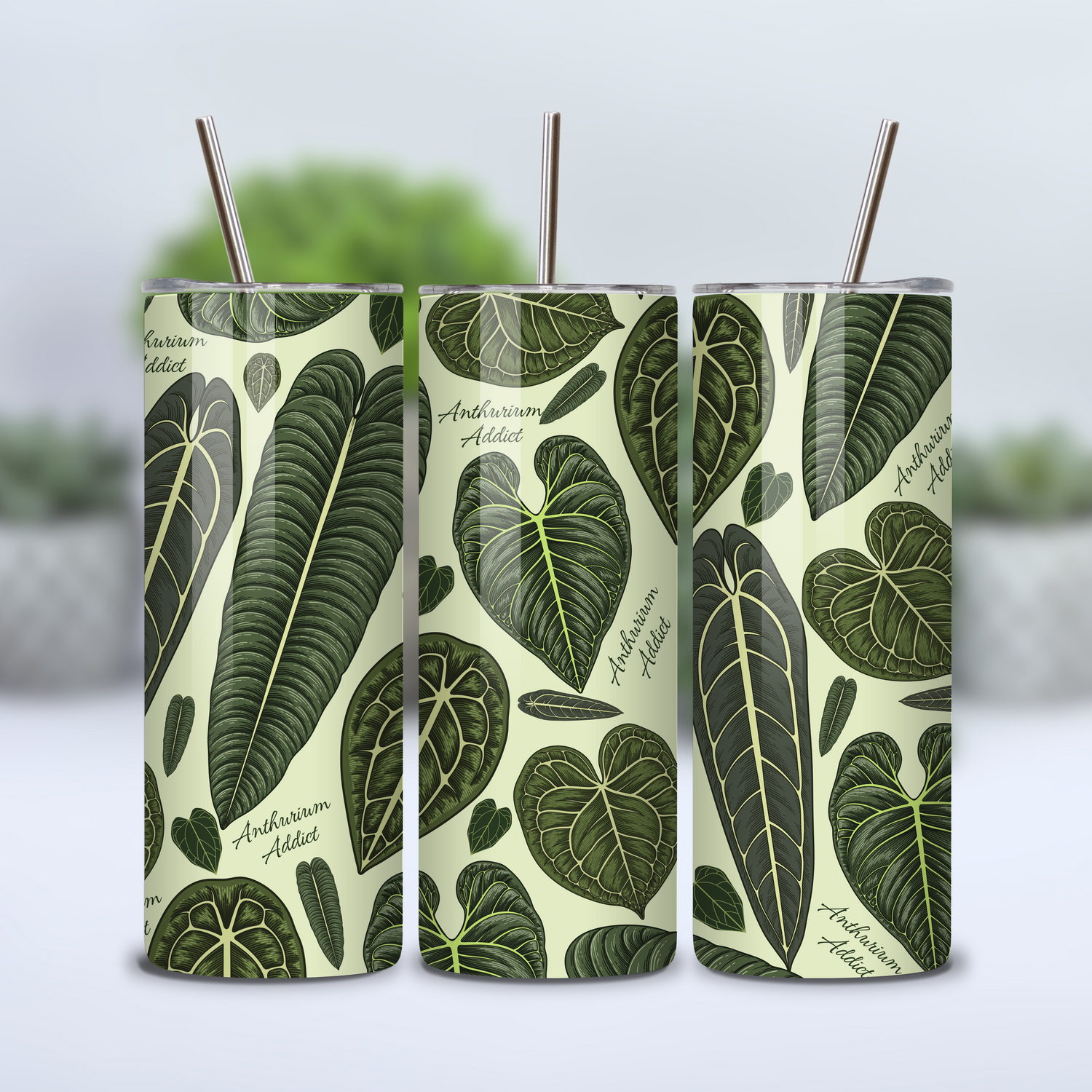 Anthurium Addict 20oz Insulated houseplants Stainless Steel Tumbler