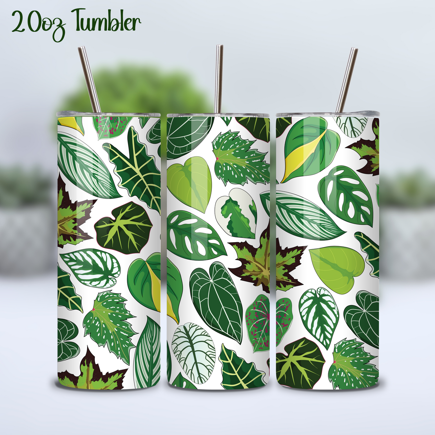 ⭐️NEW⭐️Falling Foliage 12oz/20oz Insulated Stainless Steel Houseplants Tumbler