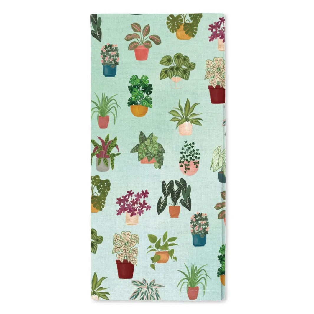 Houseplants 100% Cotton Kitchen Tea Towel