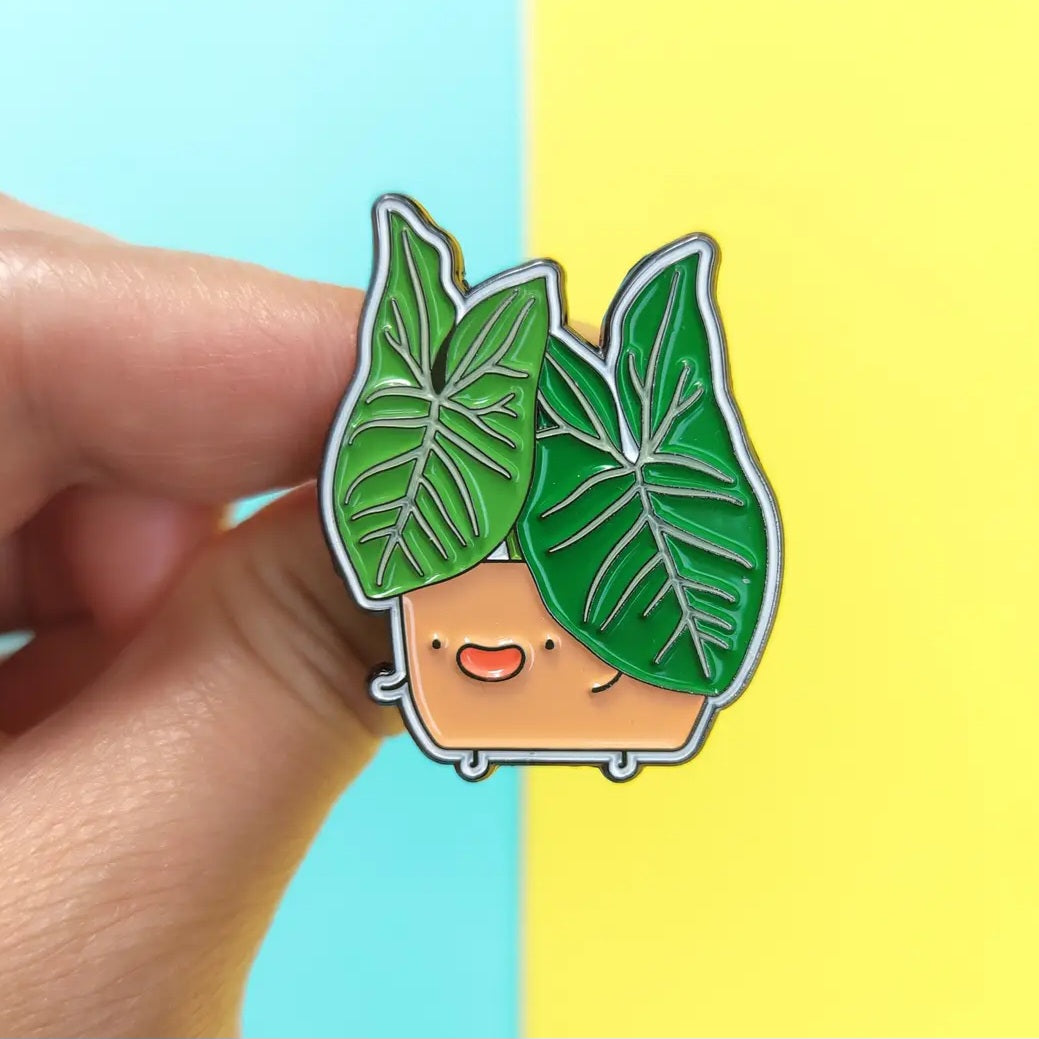Syngonium Houseplant Enamel Pin