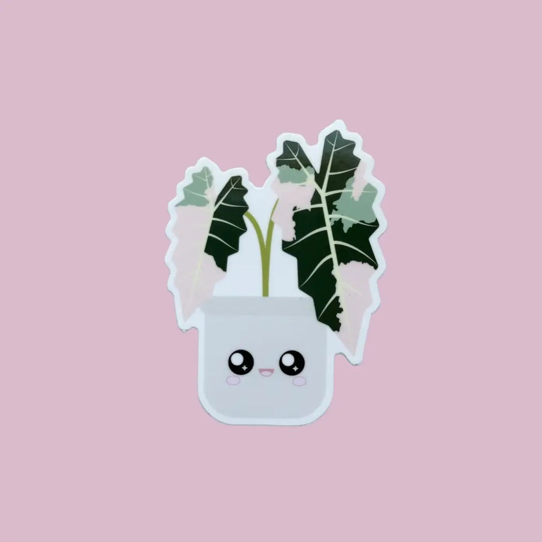 Kawaii Houseplant Stickers, 6 to choose from