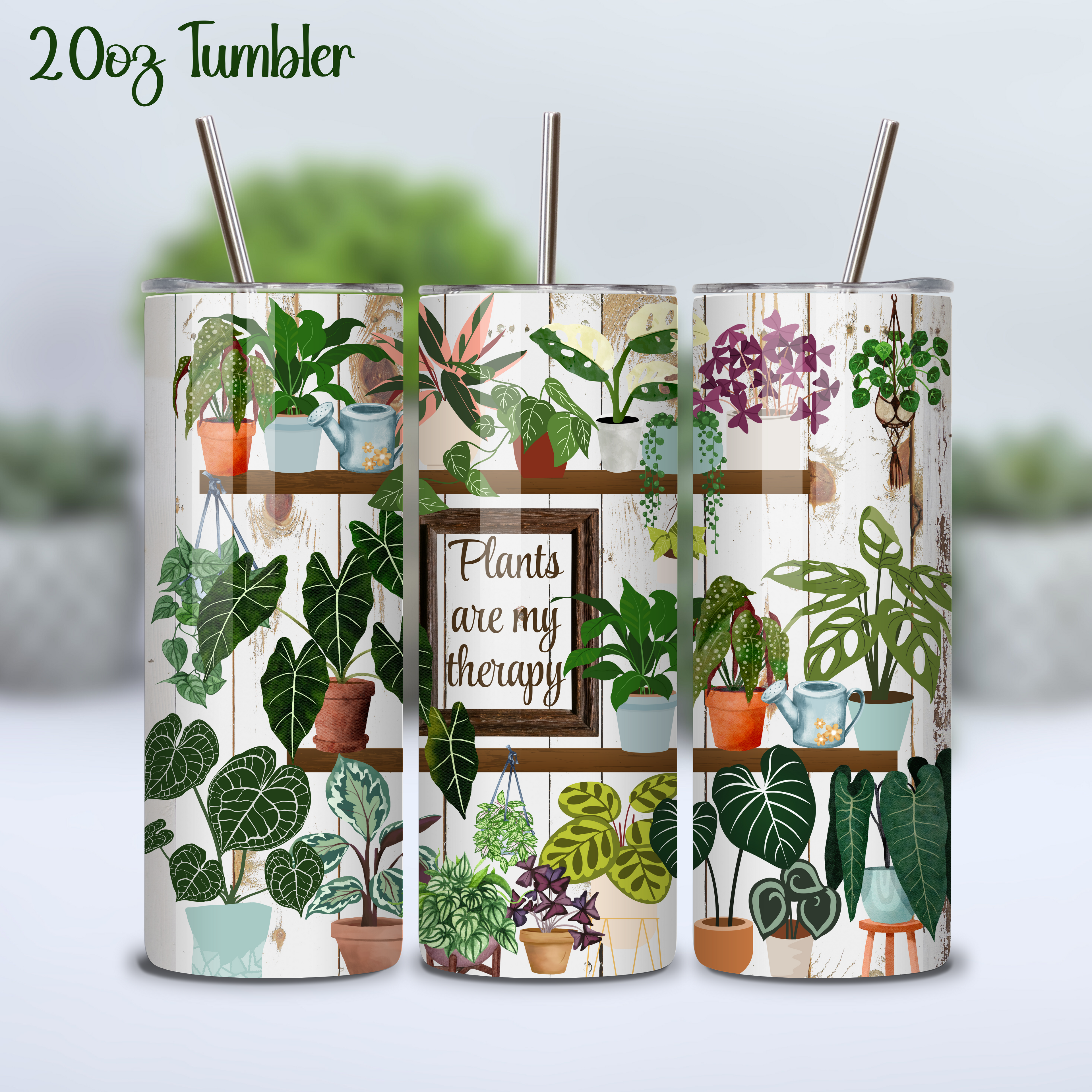 20oz Straight Stainless Steel Tumblers