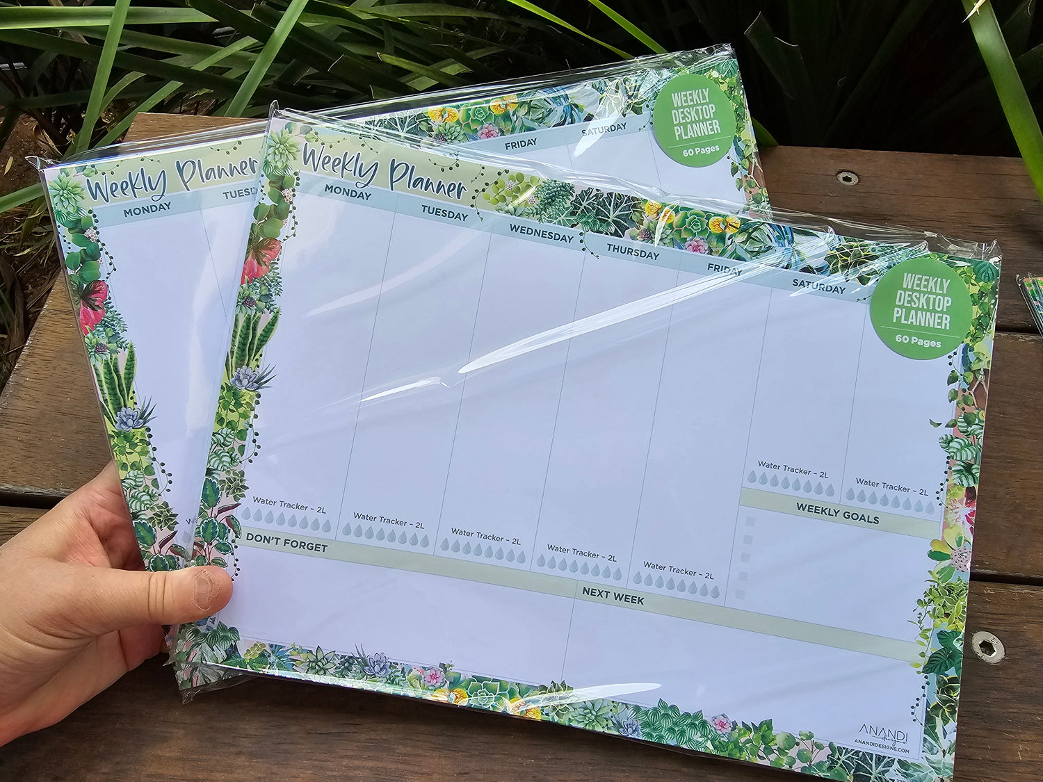 Plant Lovers Weekly Desk Planner Pad