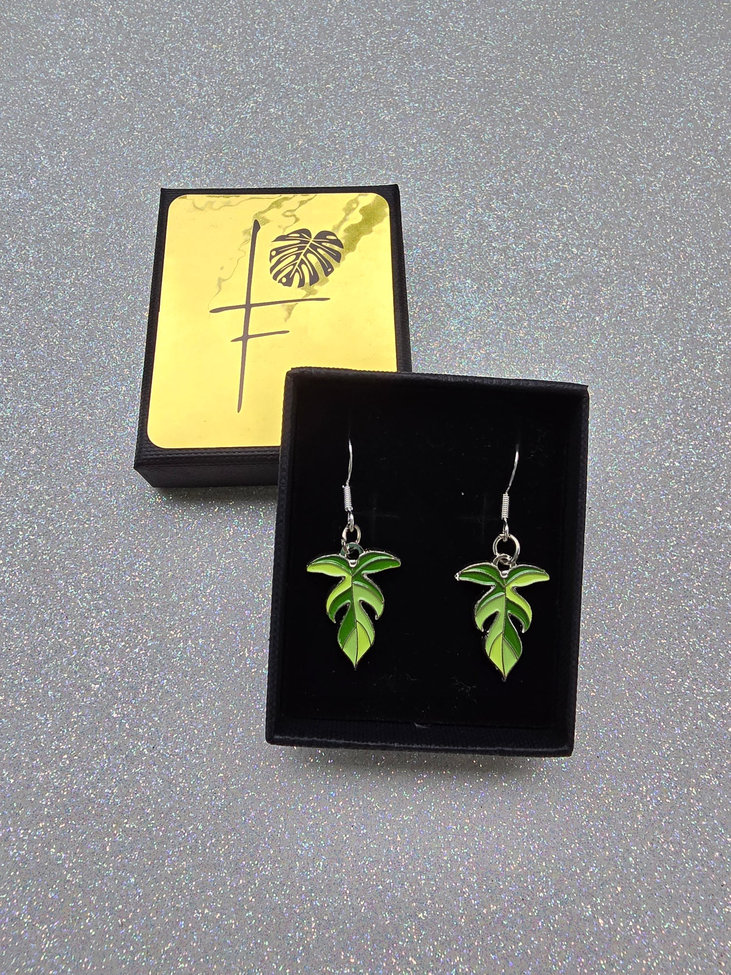 Philodendron Florida Beauty Dangle & Stud Earrings