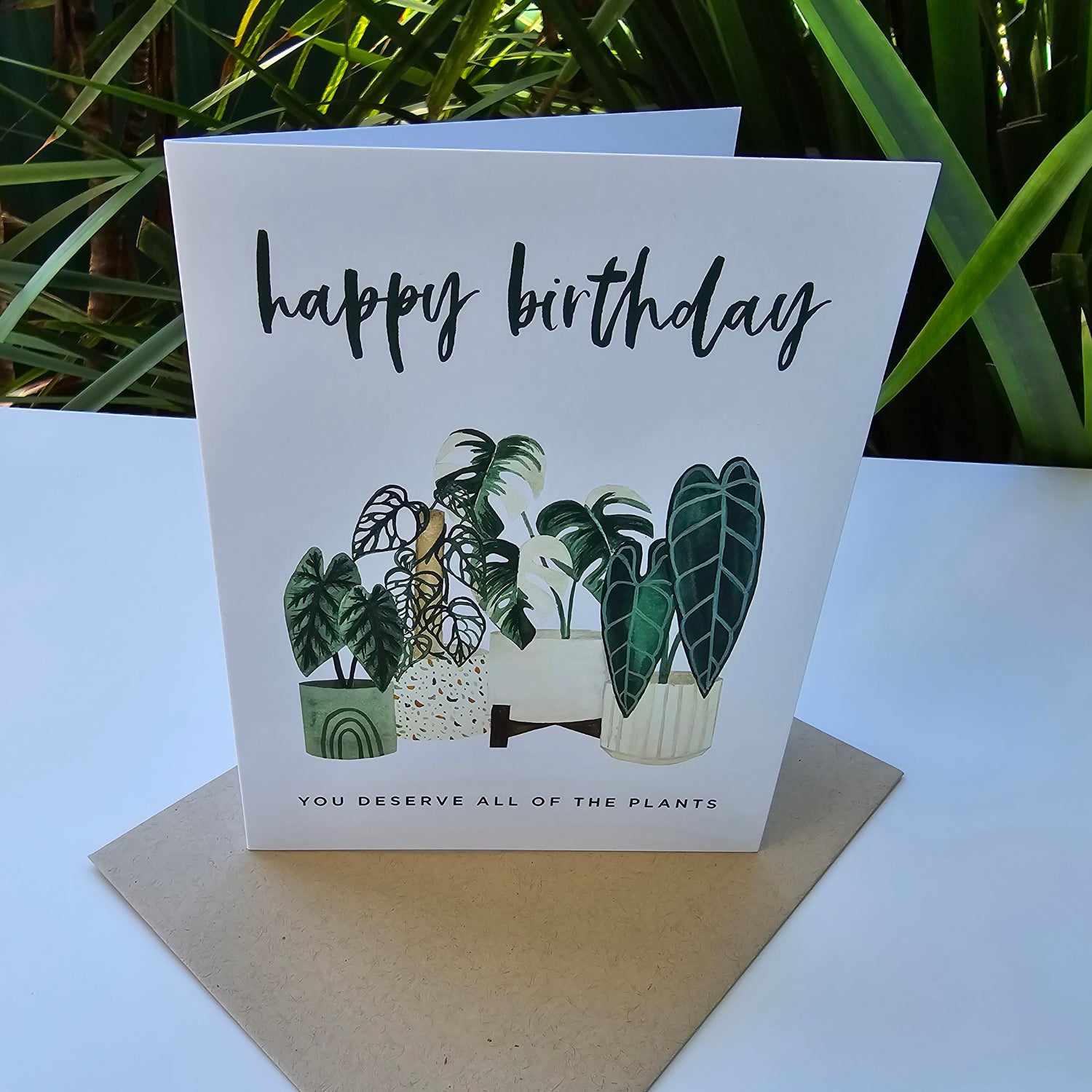 All The Plants Birthday Greeting Card