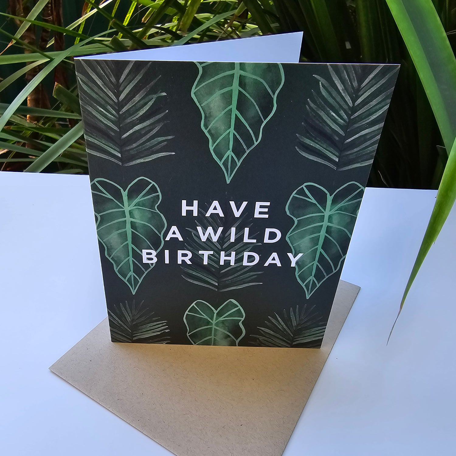 Have A Wild Birthday plant Greeting Card