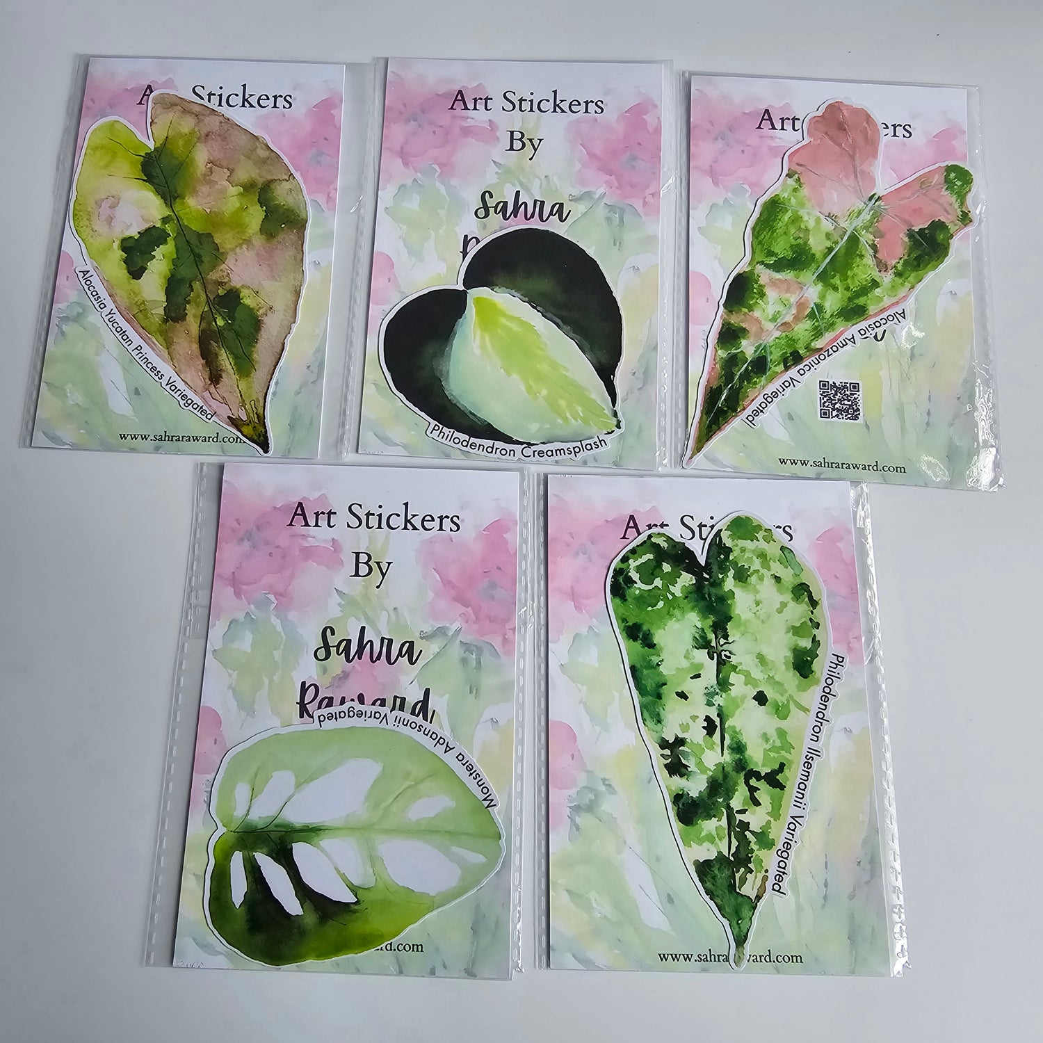 Watercolour Rare Plant Stickers