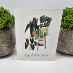 Happy birthday to you rare houseplants birthday greeting card