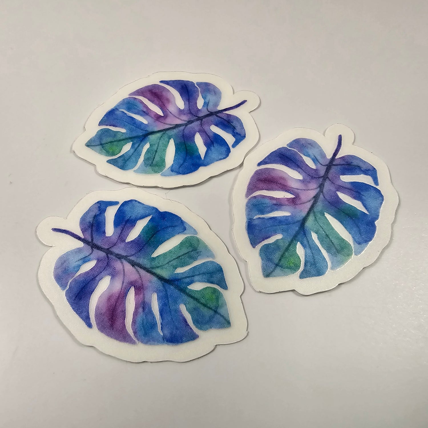 Watercolour Houseplant Leaf Vinyl Sticker