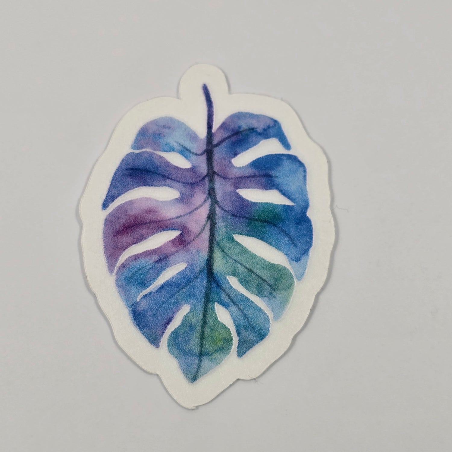 Watercolour Houseplant Leaf Vinyl Sticker