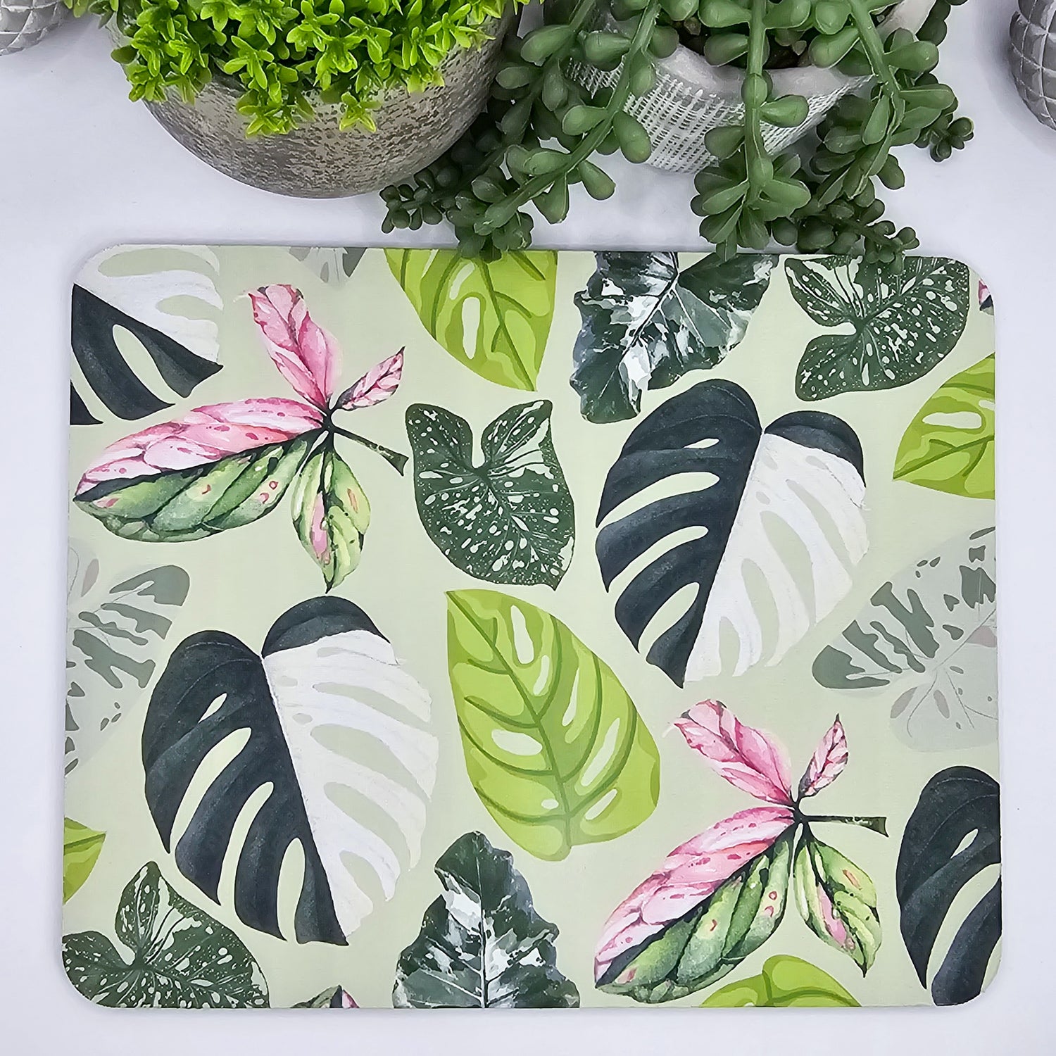 Rare Variegated Leaves Mousepad