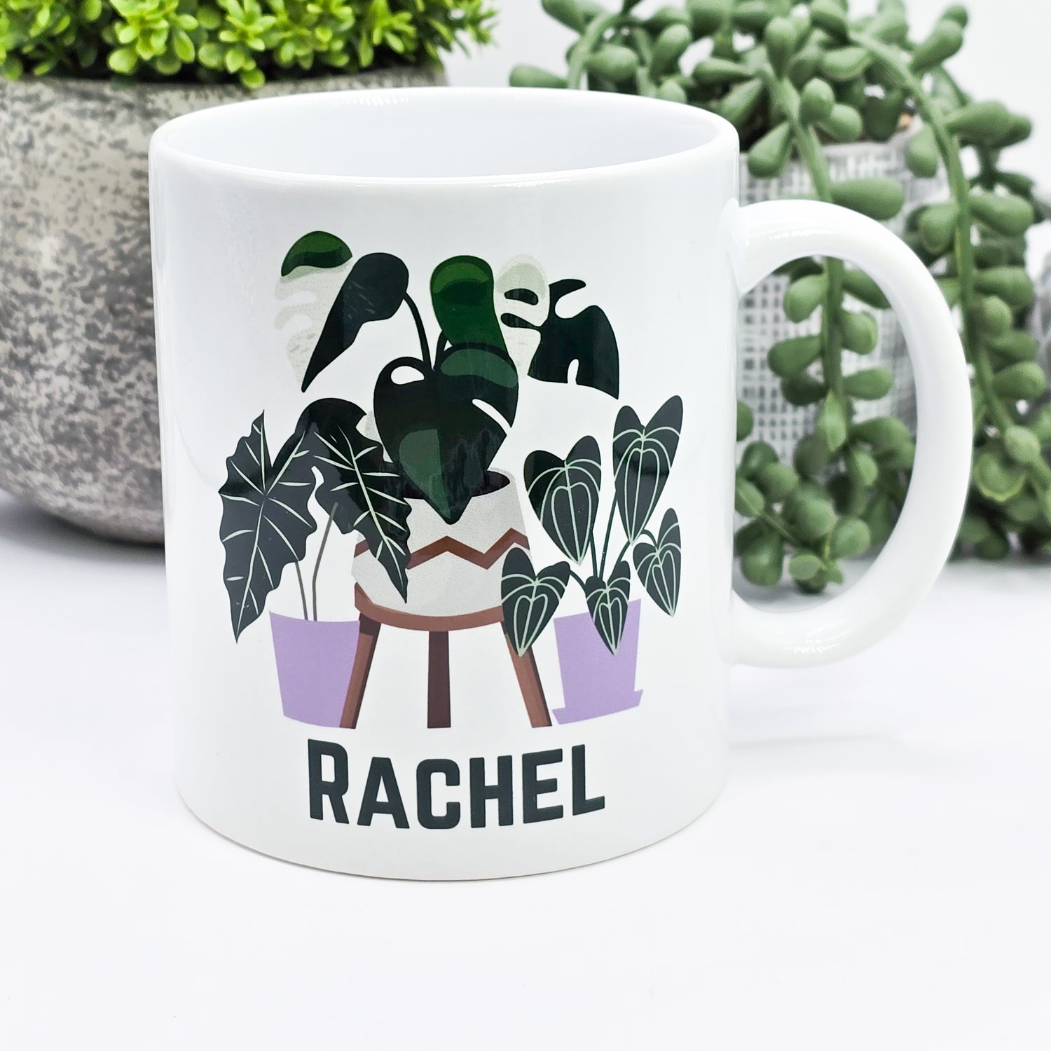 Rare Indoor Houseplants Personalised Ceramic Mug