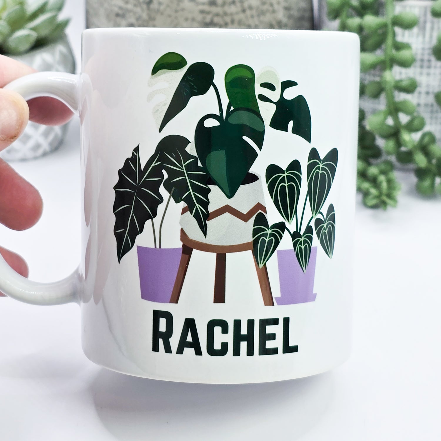 Rare Indoor Houseplants Personalised Ceramic Mug