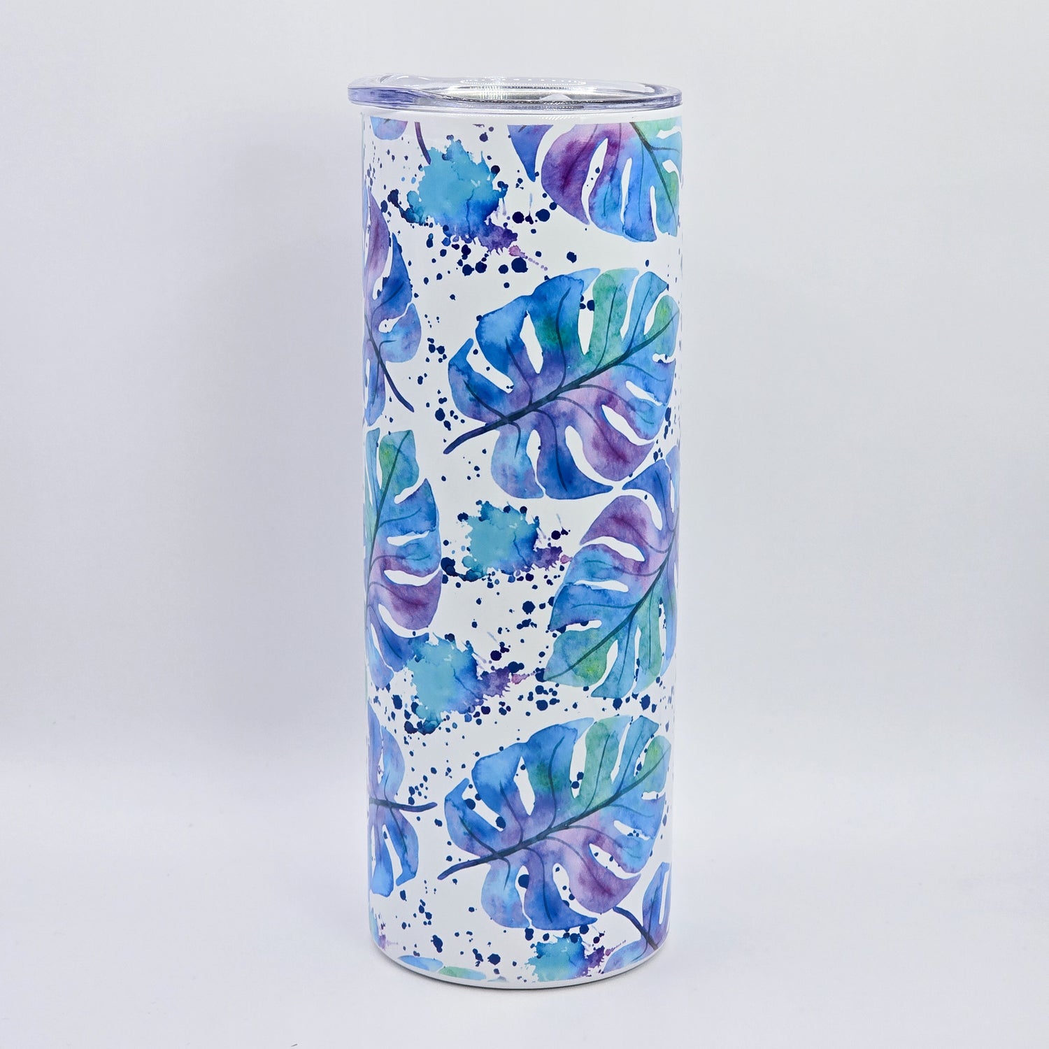 Watercolour Monstera Leaf 20oz Insulated Stainless Steel Tumbler