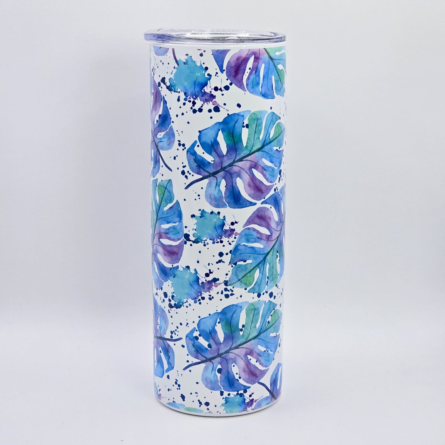 Watercolour Monstera Leaf 20oz Insulated Stainless Steel Tumbler