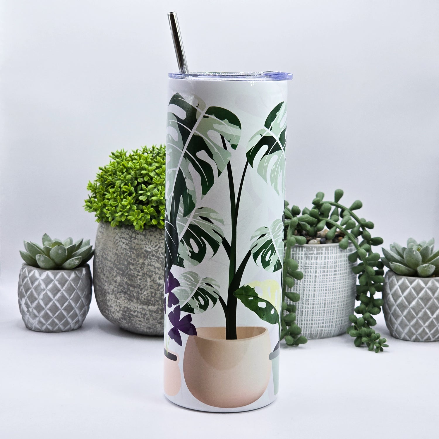 Rare Variegated Houseplants 20oz Insulated Stainless Steel Tumbler