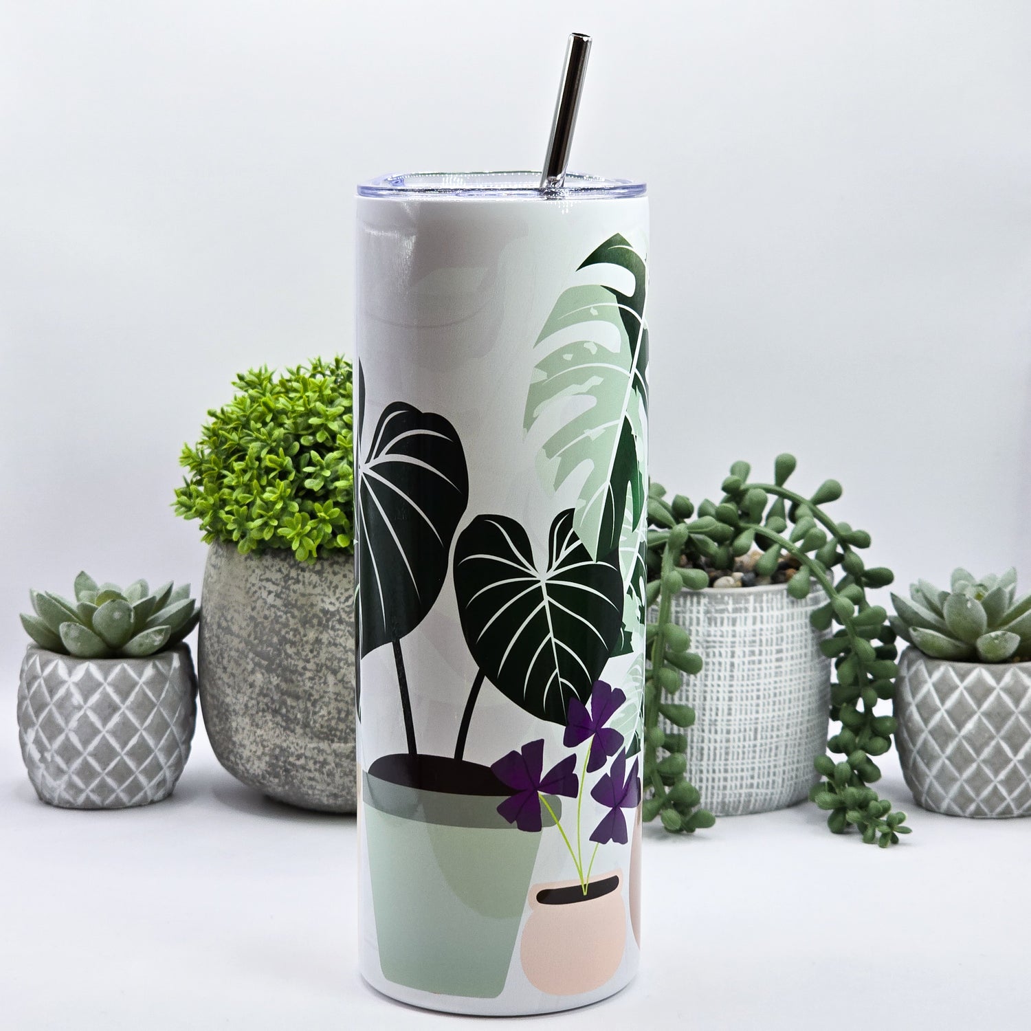 Rare Variegated Houseplants 20oz Insulated Stainless Steel Tumbler