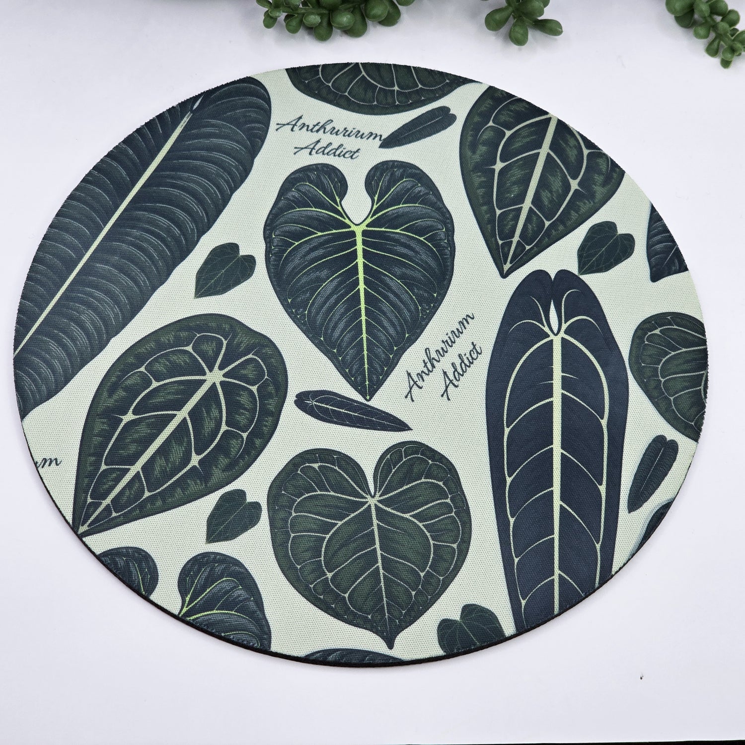 Anthurium Addict Round Mousepad