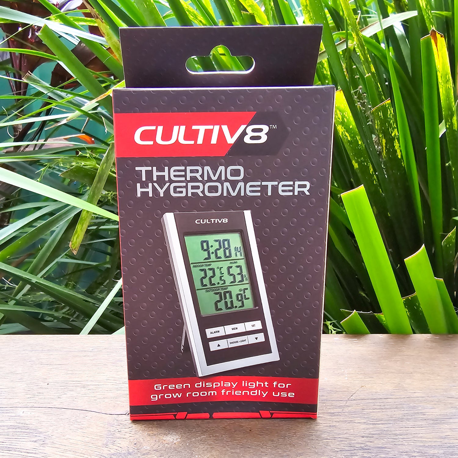 Cultiv8 Thermo Temperature & Humidity Indoor/Outdoor Hygrometer