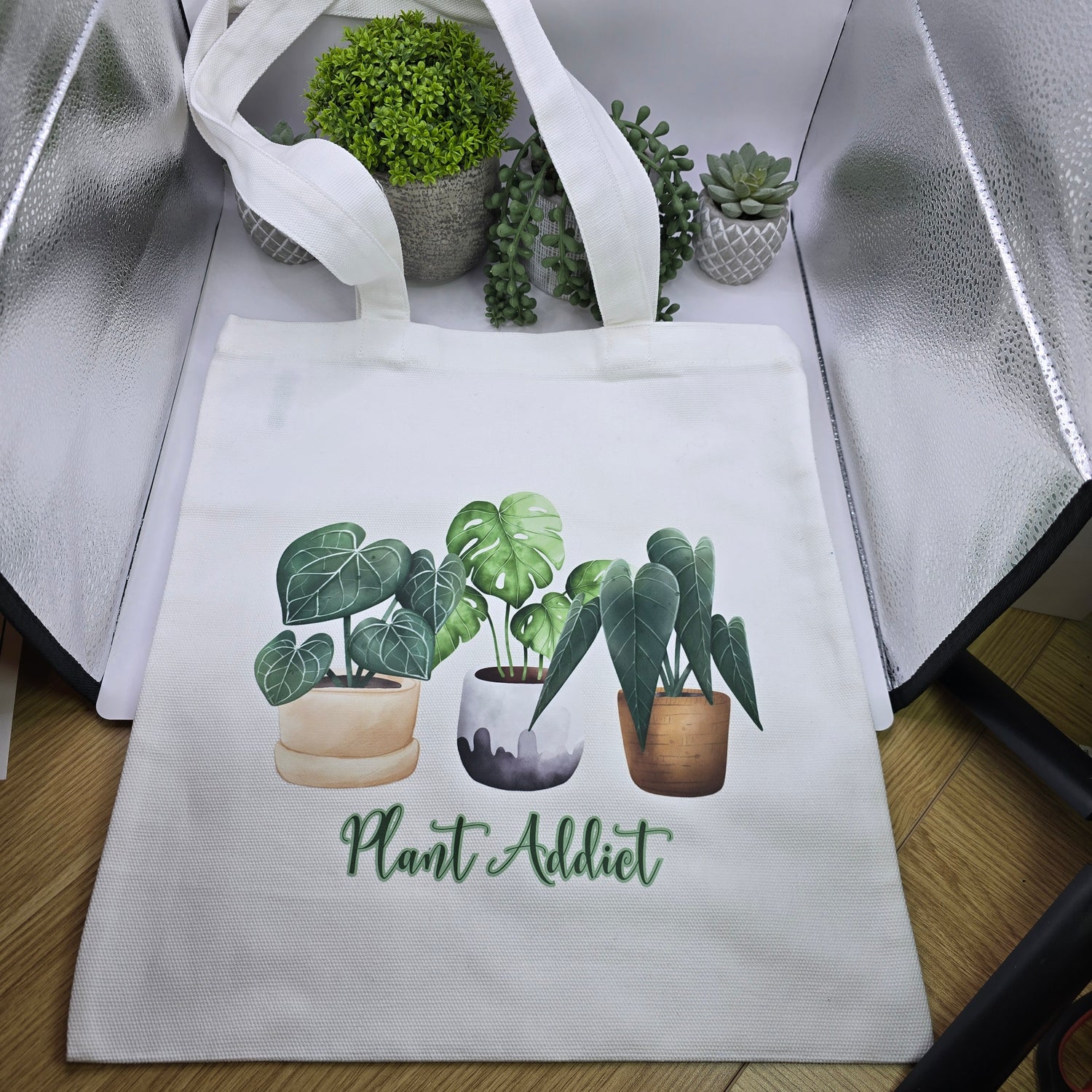 Plant Lovers Cotton Tote Bag