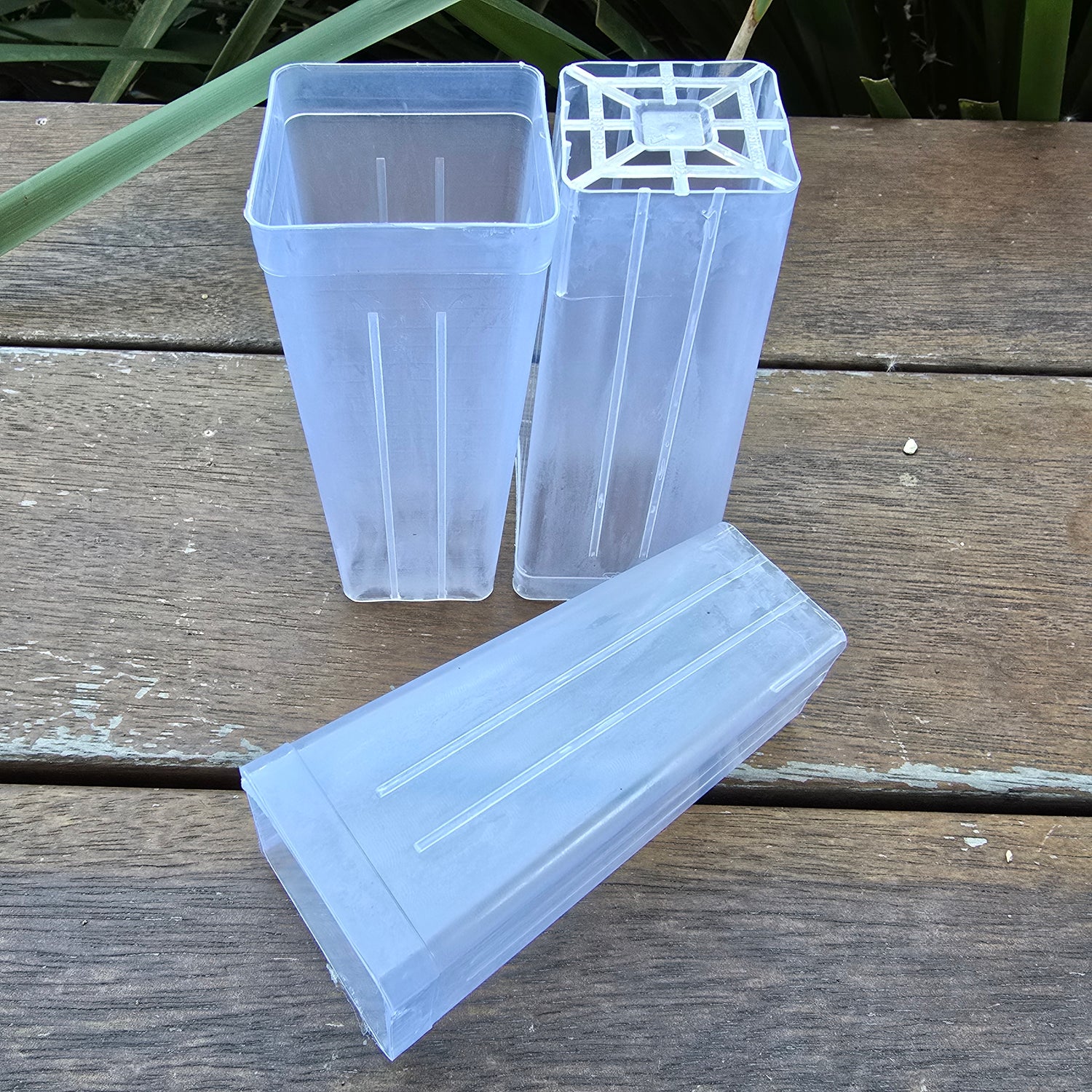 50mm Clear Plastic Tube Pot