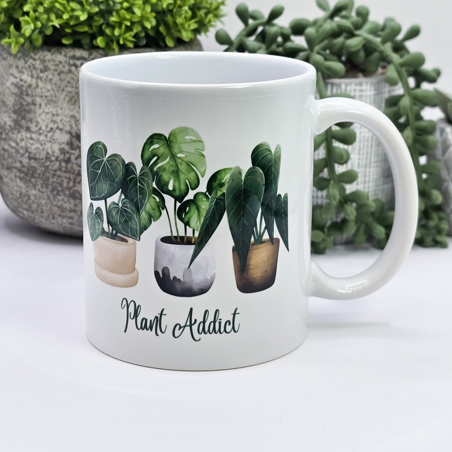 🔥Clearance🔥 Plant Addict Plant Trio 11oz Ceramic Coffee Mug (imperfect)