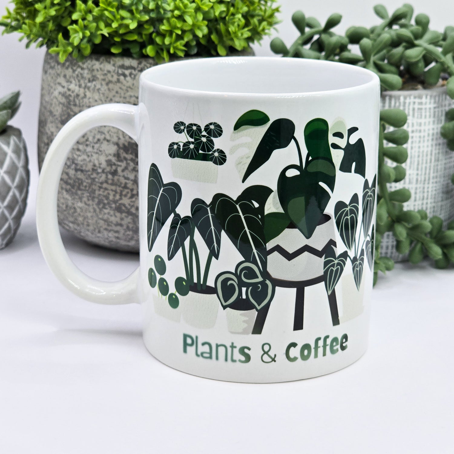 🔥Clearance🔥Plants & Coffee 11oz Ceramic Coffee Mug (imperfect)