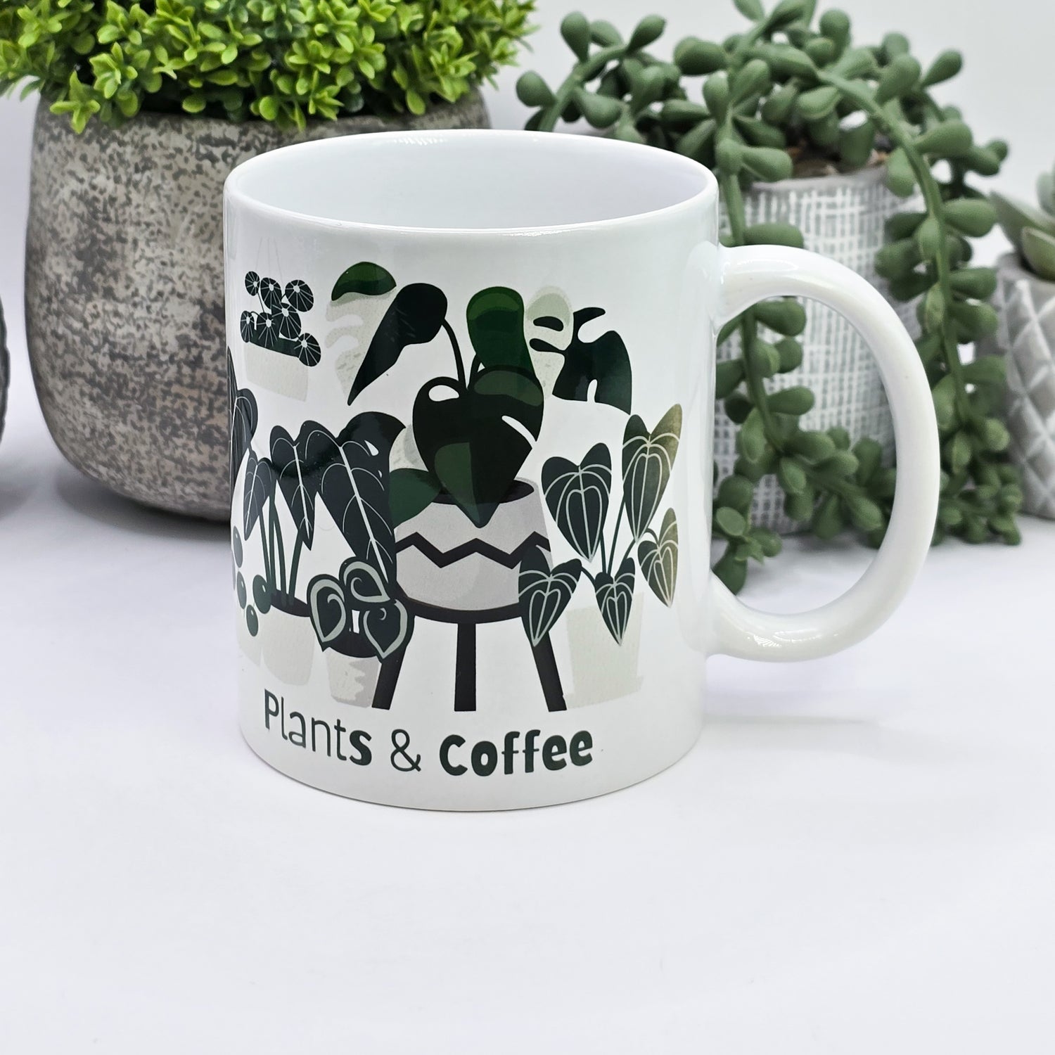 🔥Clearance🔥Plants & Coffee 11oz Ceramic Coffee Mug (imperfect)