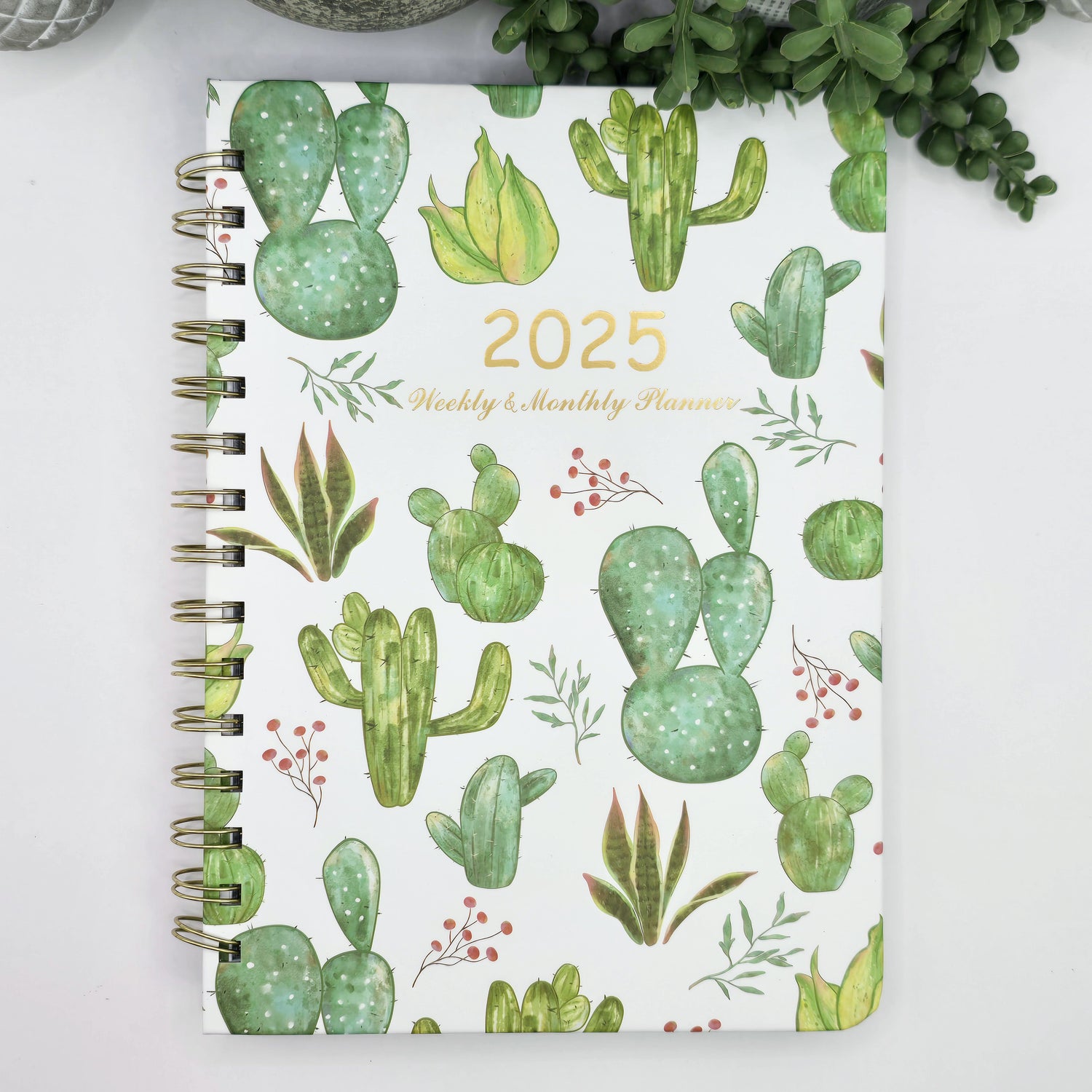 Weekly & Monthly Planners - avail in Houseplants or Cactus Design