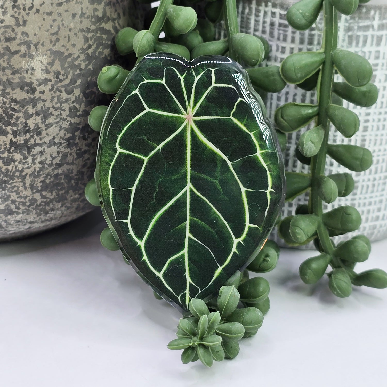 Anthurium Leaf Mobile Phone Grips - 2 to choose from