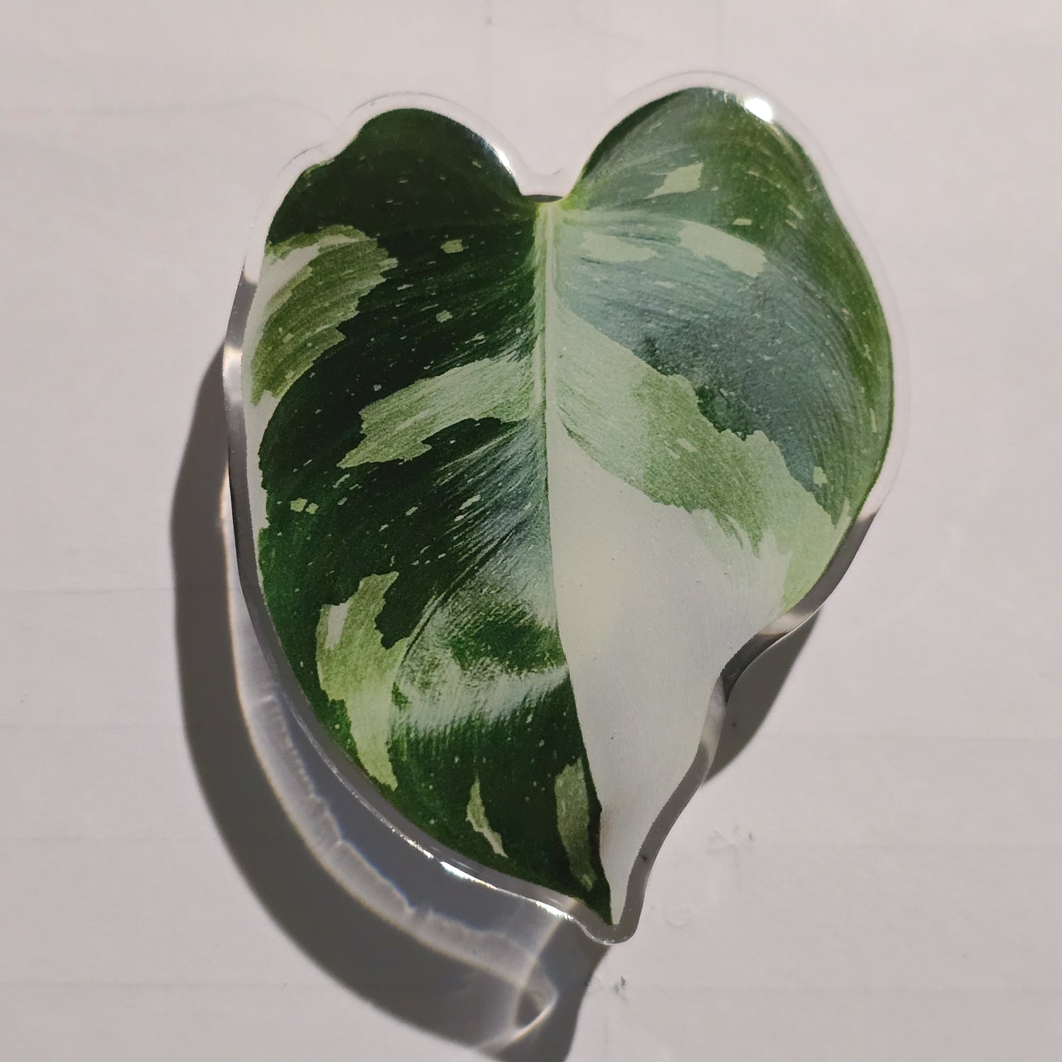 Philodendron White Princess Variegated Mobile Phone Grip
