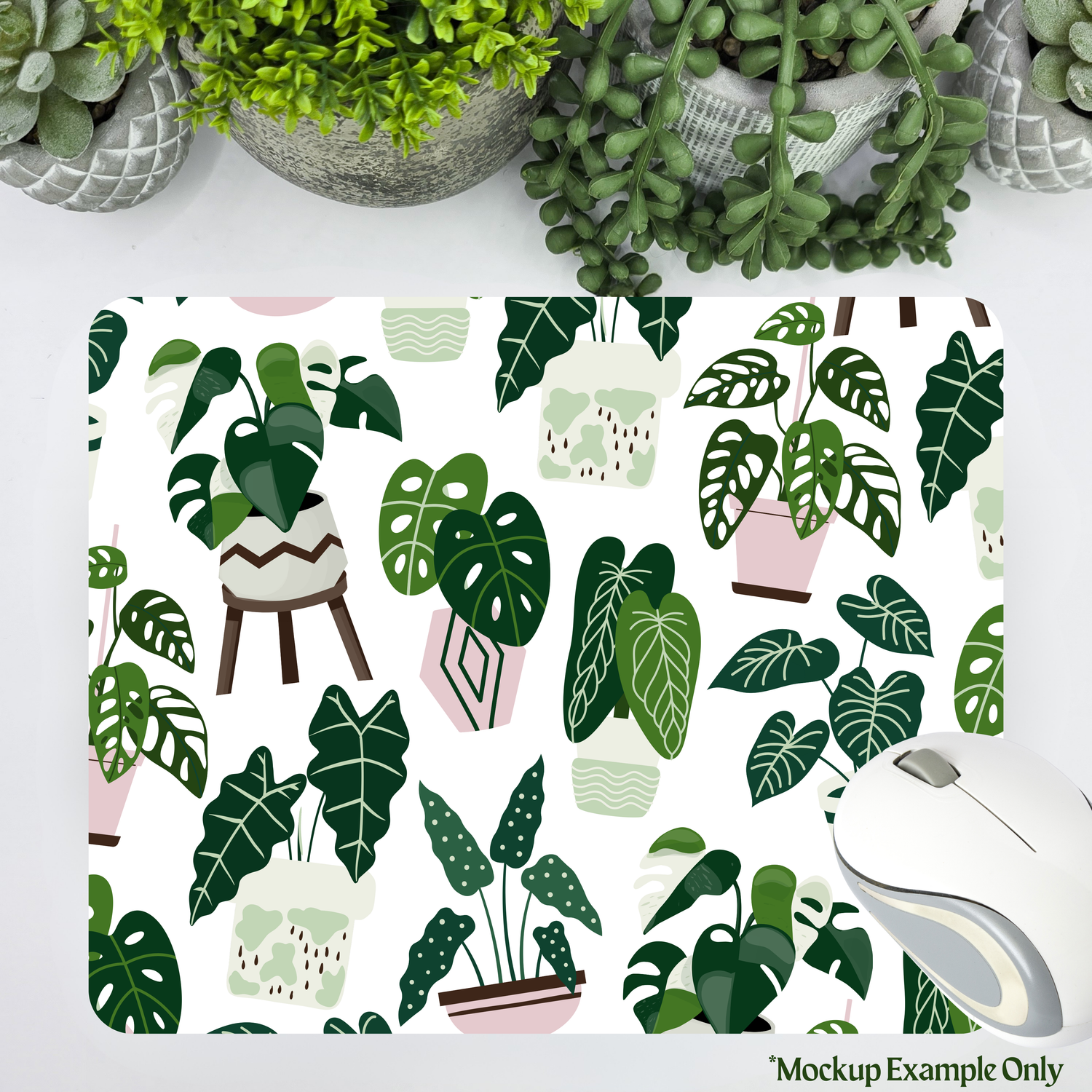 Houseplant Heaven Computer Mousepad | Mouse Mat