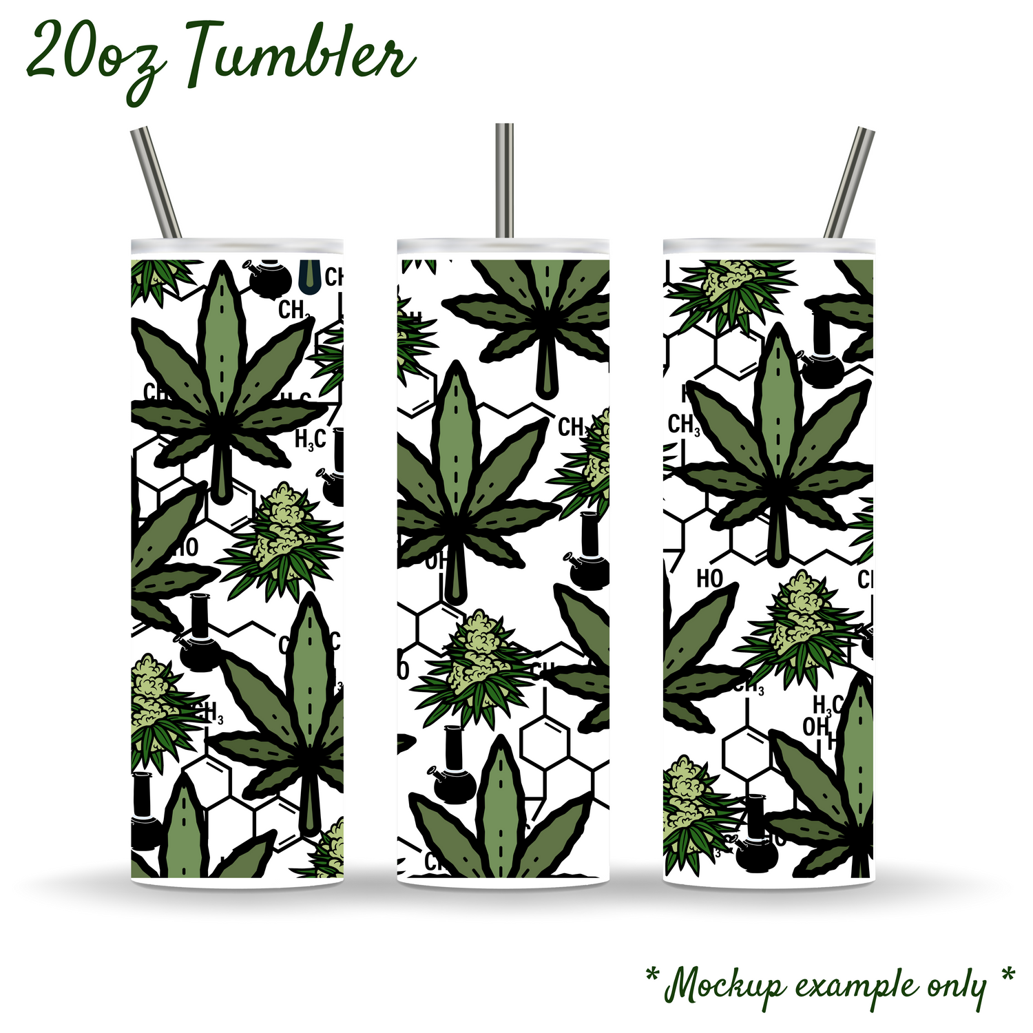 Cannabis/Marijuana Leaf 20oz Insulated Stainless Steel Tumbler