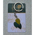 Philodendron micans houseplant keyring