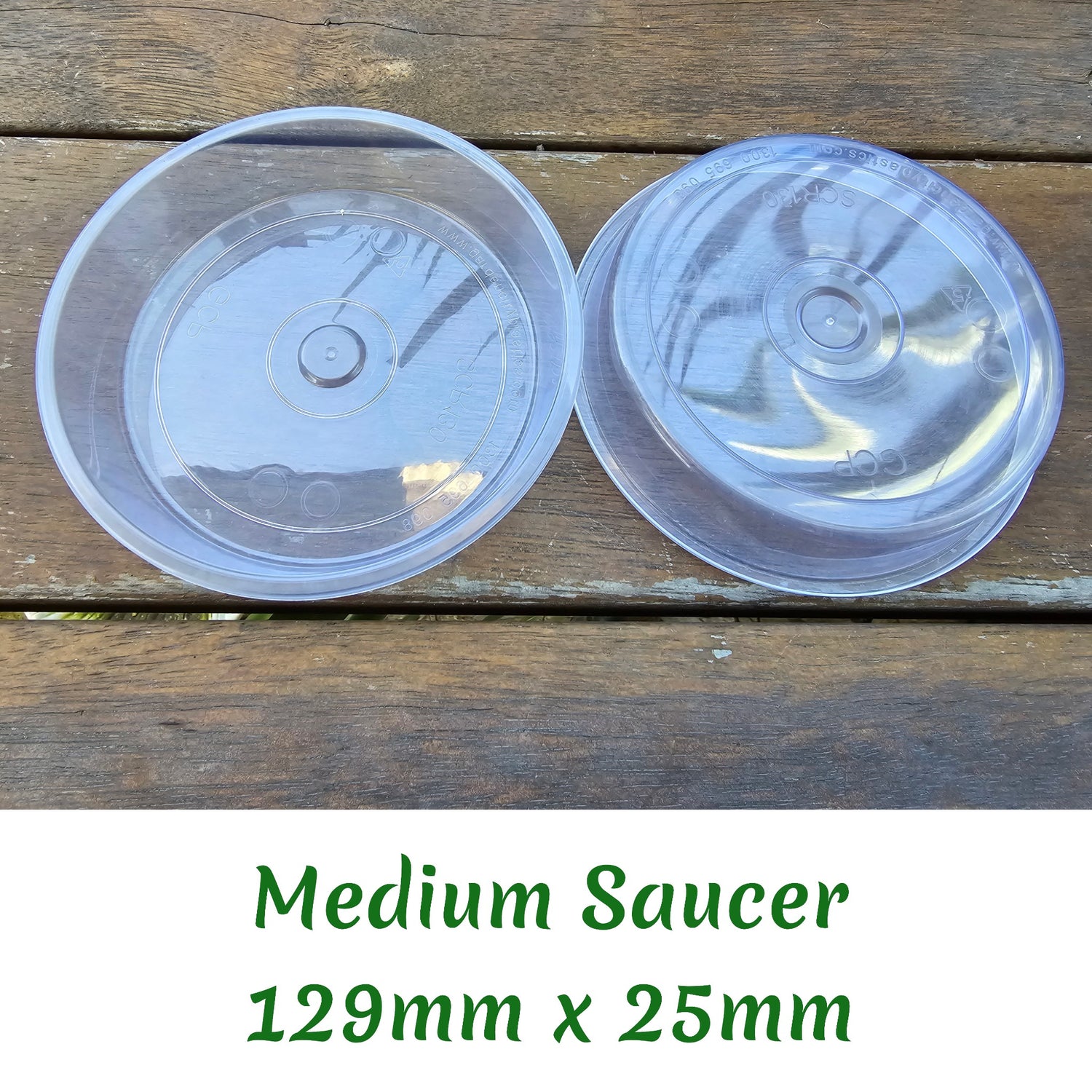 129mm Medium Clear Saucer