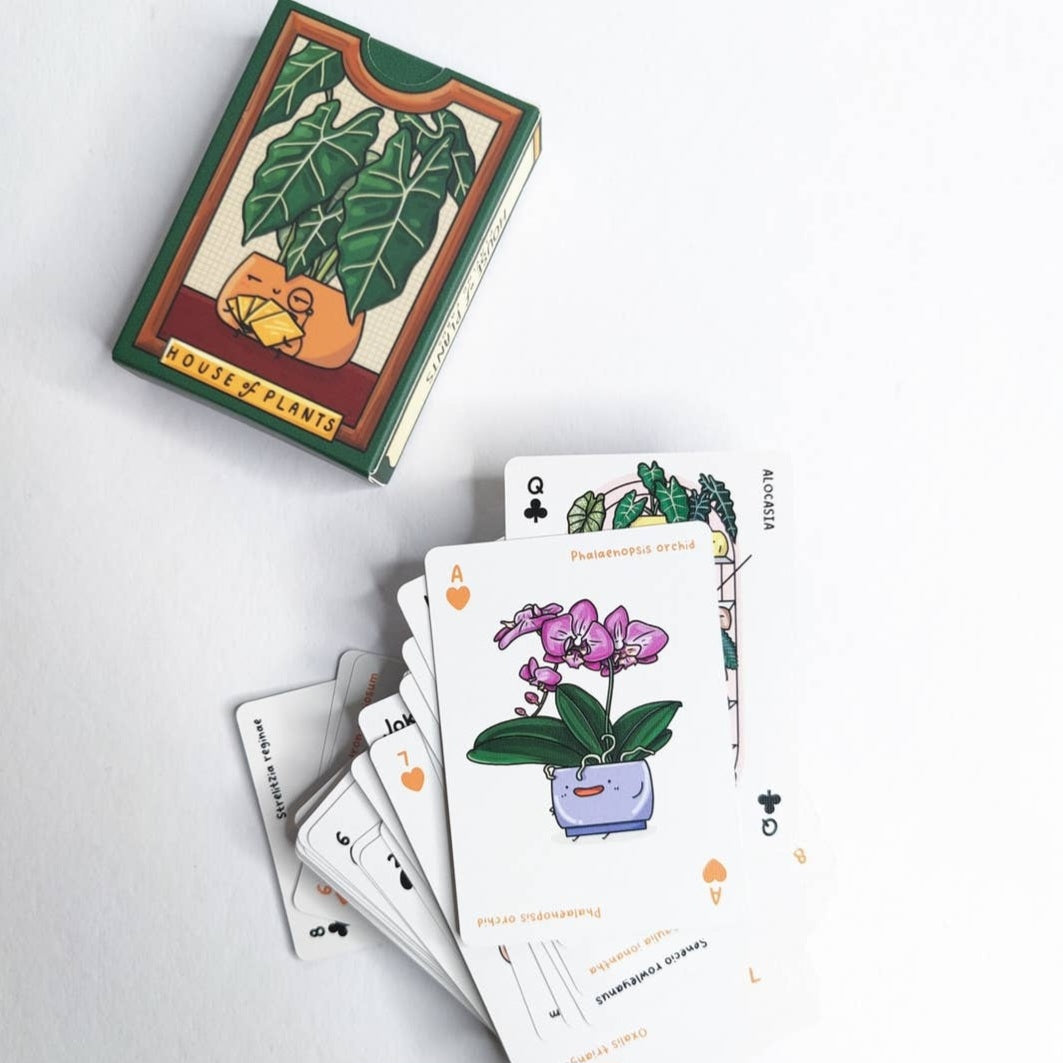 Full House of Plants Playing Cards